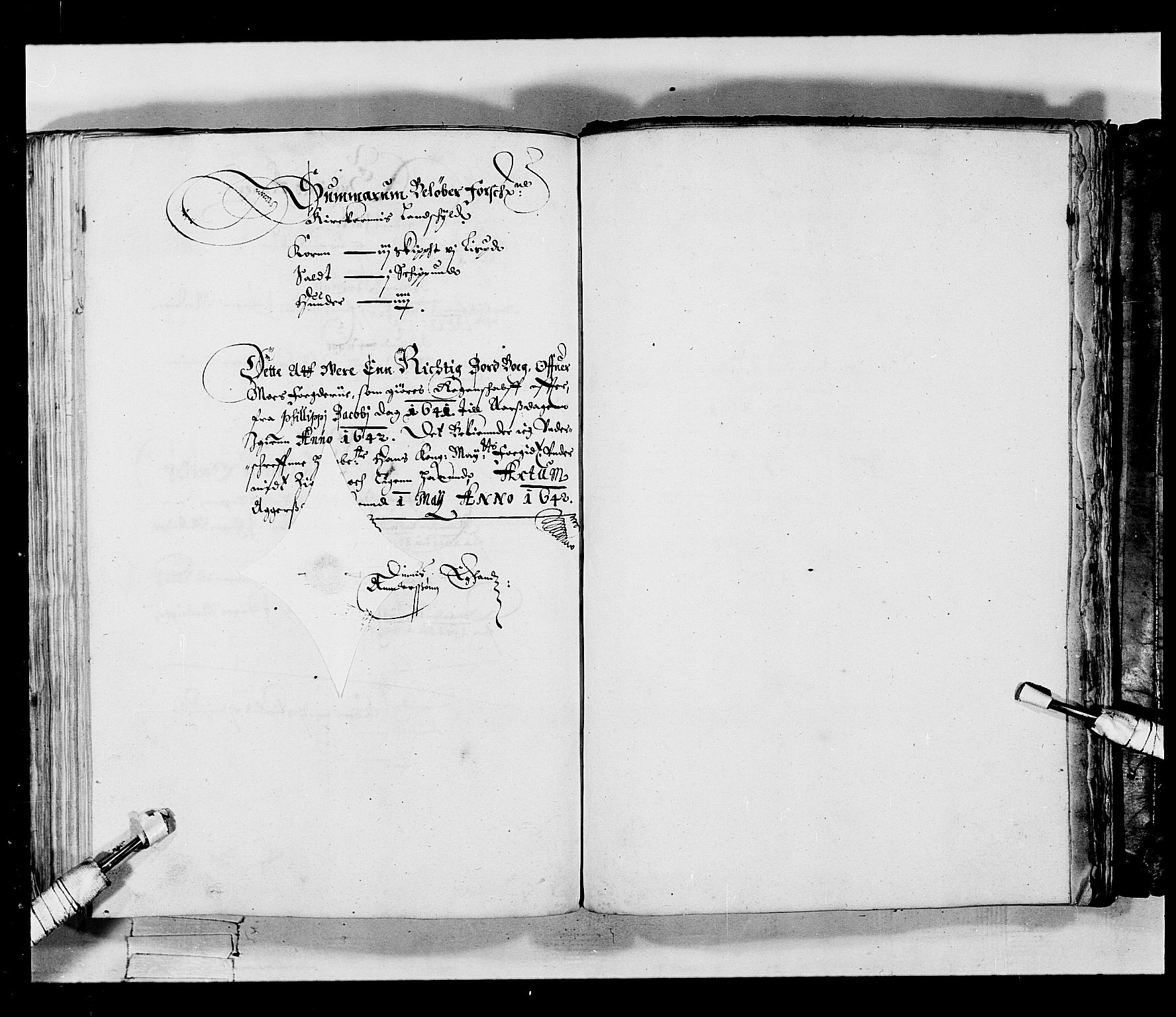 Stattholderembetet 1572-1771, RA/EA-2870/Ek/L0019/0001: Jordebøker 1633-1658 / Jordebøker for Akershus len, 1642, s. 222