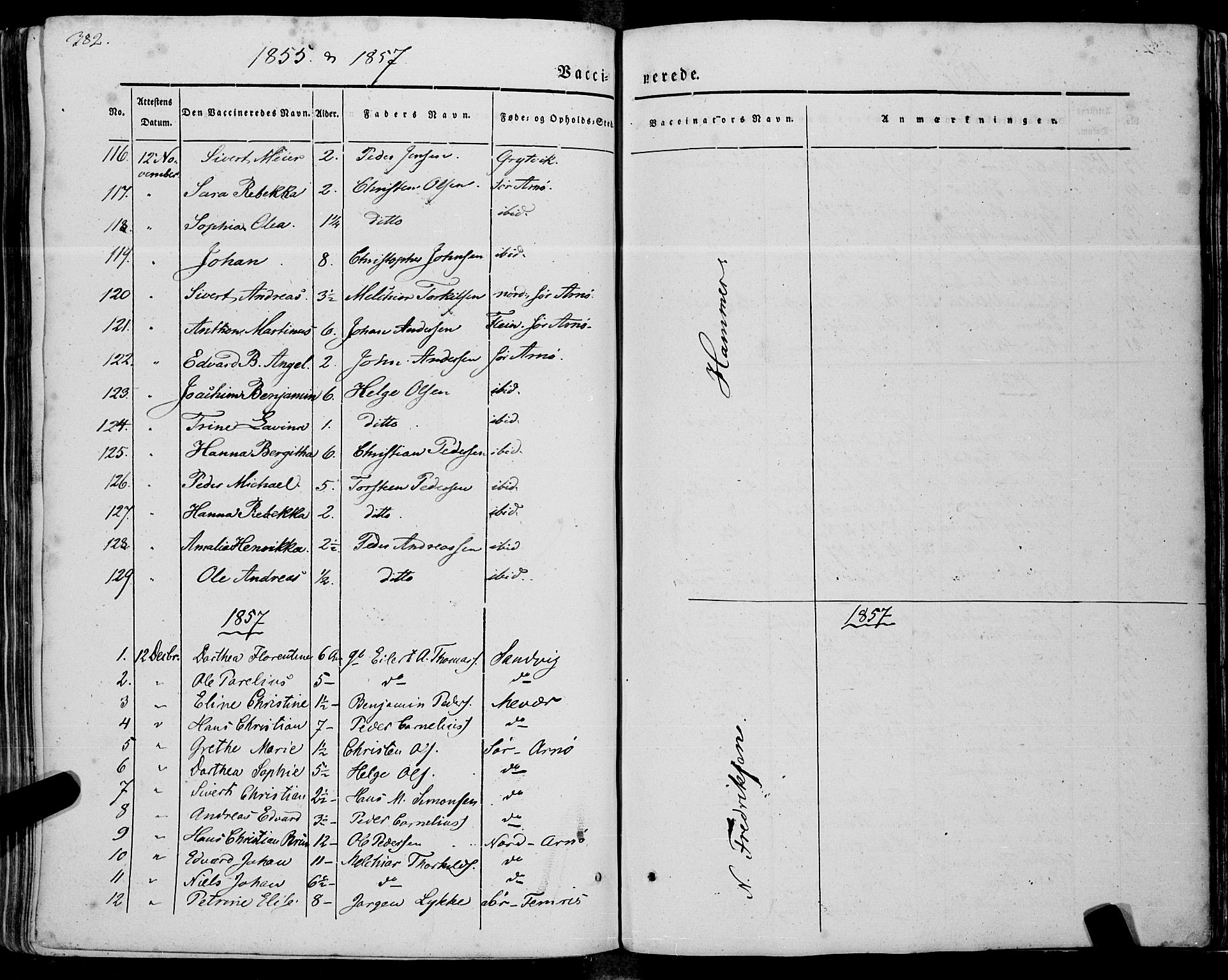 Ministerialprotokoller, klokkerbøker og fødselsregistre - Nordland, SAT/A-1459/805/L0097: Ministerialbok nr. 805A04, 1837-1861, s. 382