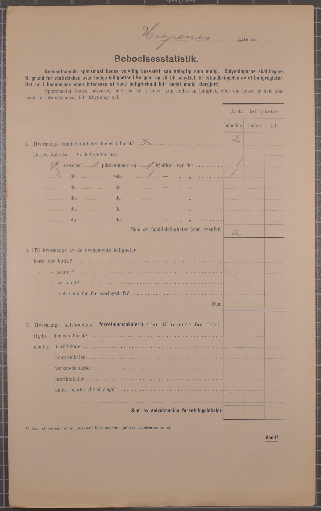 SAB, Kommunal folketelling 1912 for Bergen kjøpstad, 1912, s. 1962