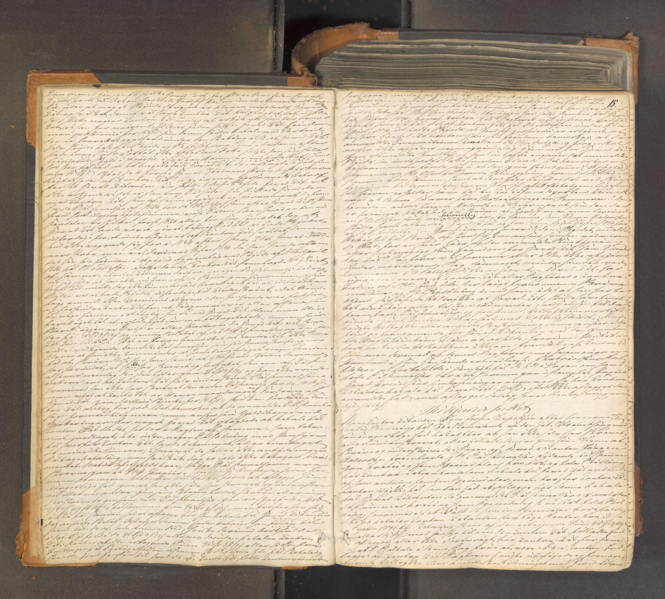 Søndre Jarlsberg sorenskriveri, AV/SAKO-A-129/F/Fa/L0033: Tingbok, 1837-1845, s. 14b-15a