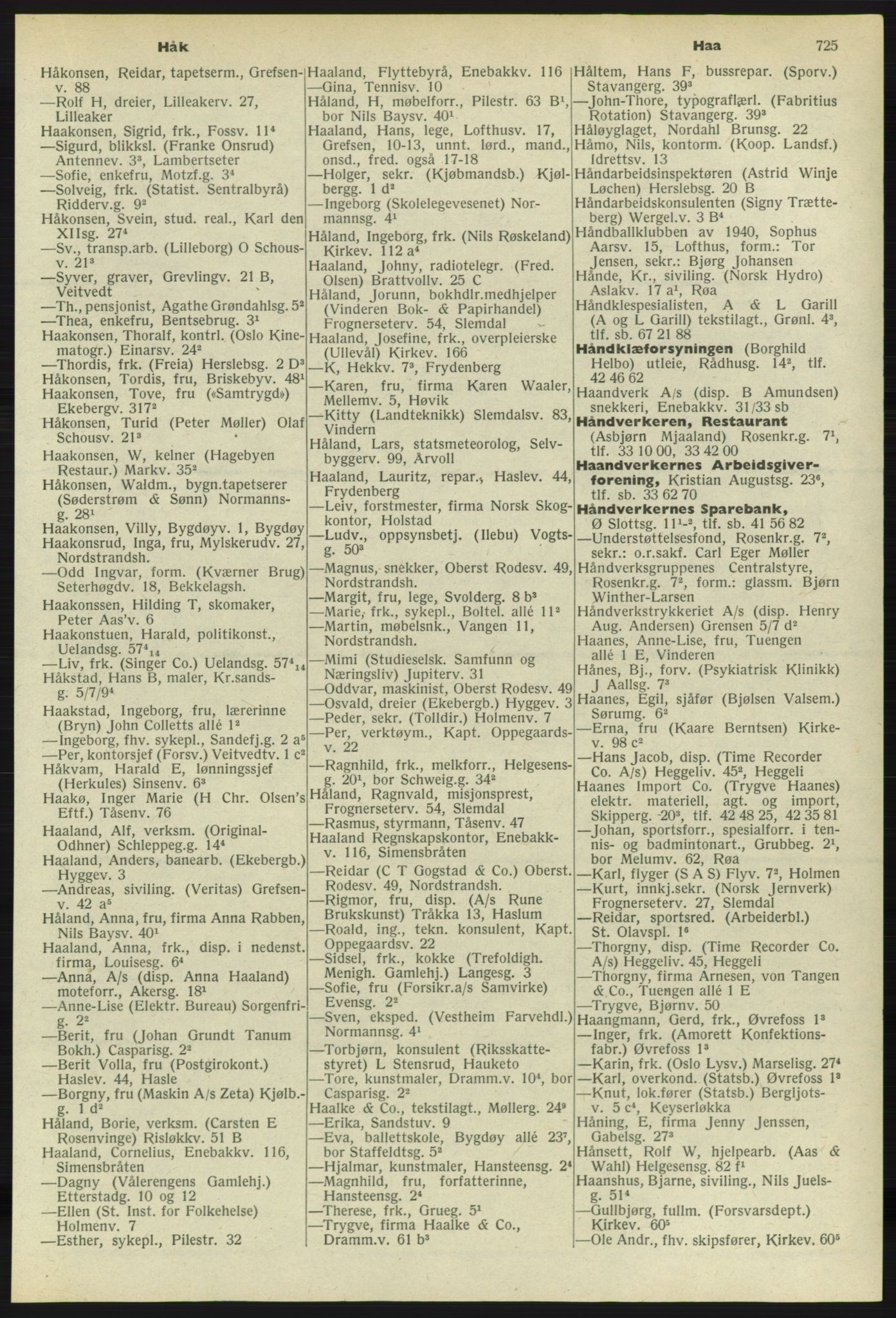 Kristiania/Oslo adressebok, PUBL/-, 1958-1959, s. 725