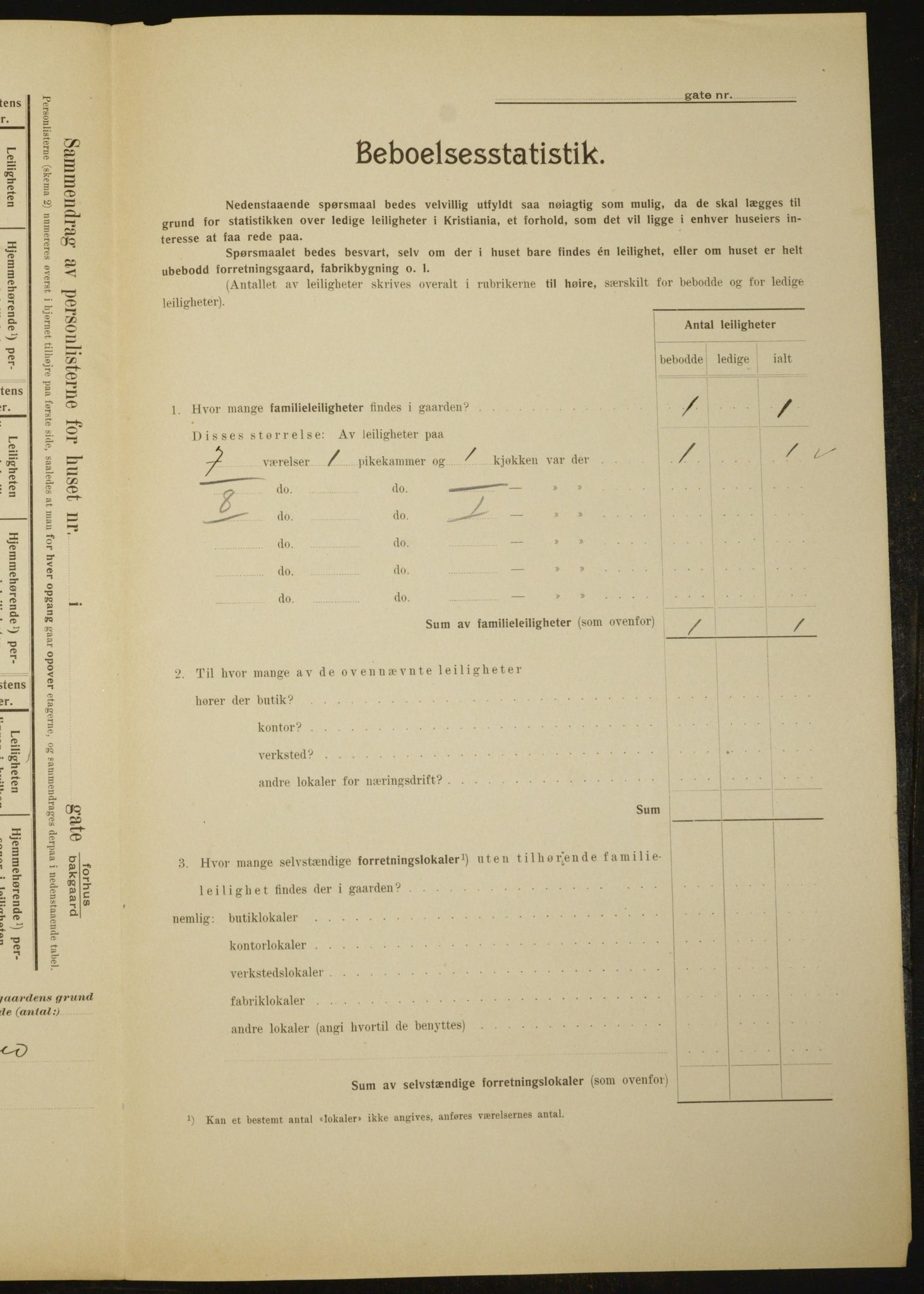 OBA, Kommunal folketelling 1.2.1910 for Kristiania, 1910, s. 35434