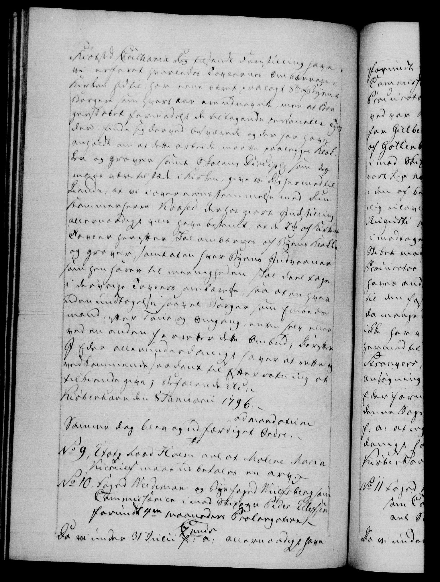 Danske Kanselli 1572-1799, AV/RA-EA-3023/F/Fc/Fca/Fcab/L0045: Norske tegnelser, 1792-1796, s. 582b