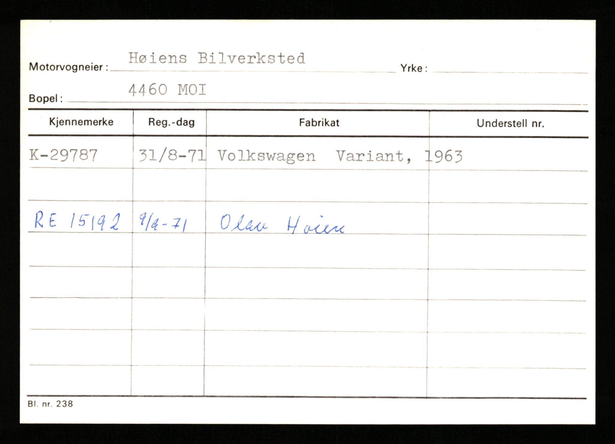 Stavanger trafikkstasjon, AV/SAST-A-101942/0/G/L0005: Registreringsnummer: 23000 - 34245, 1930-1971, s. 2097