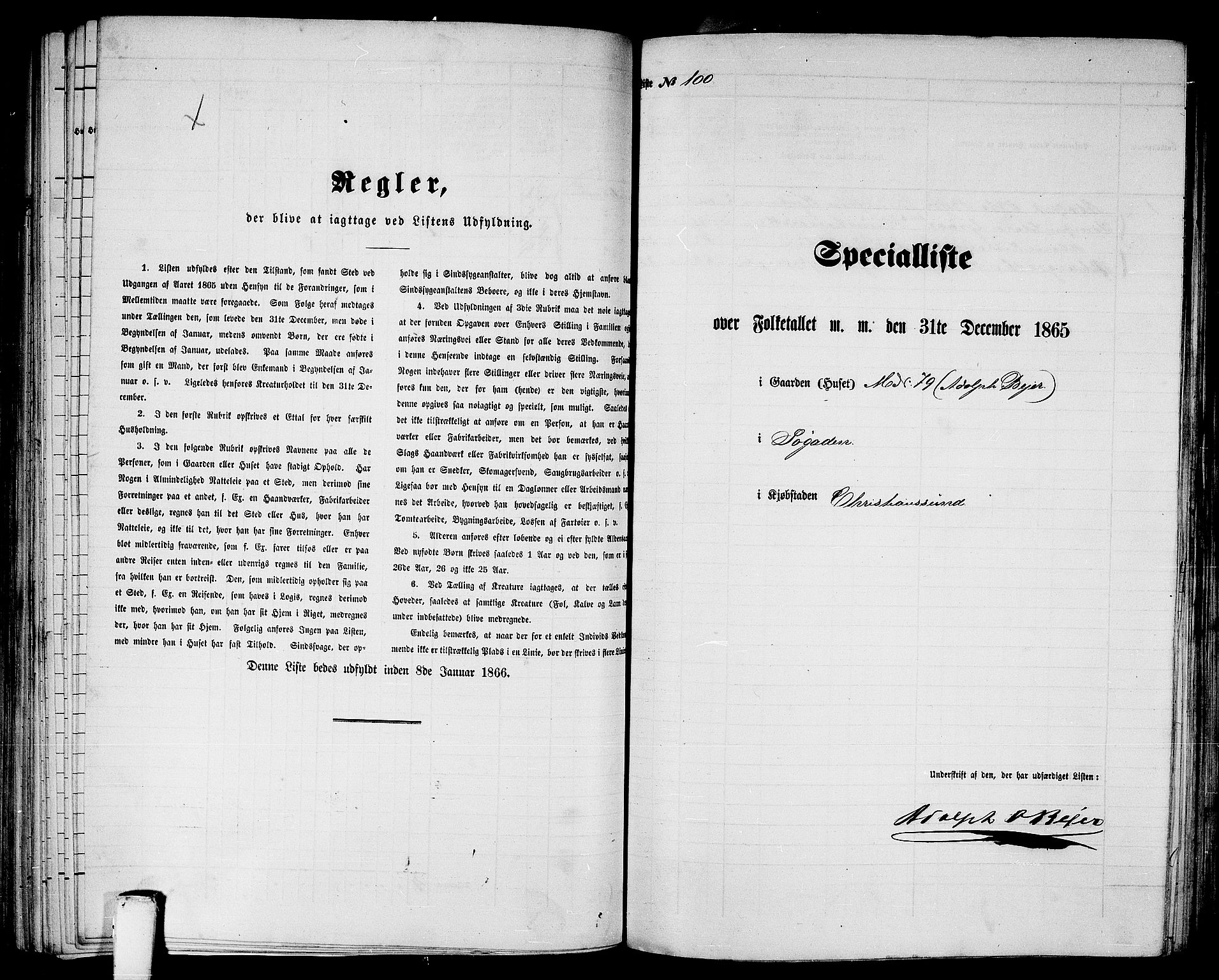 RA, Folketelling 1865 for 1503B Kristiansund prestegjeld, Kristiansund kjøpstad, 1865, s. 208