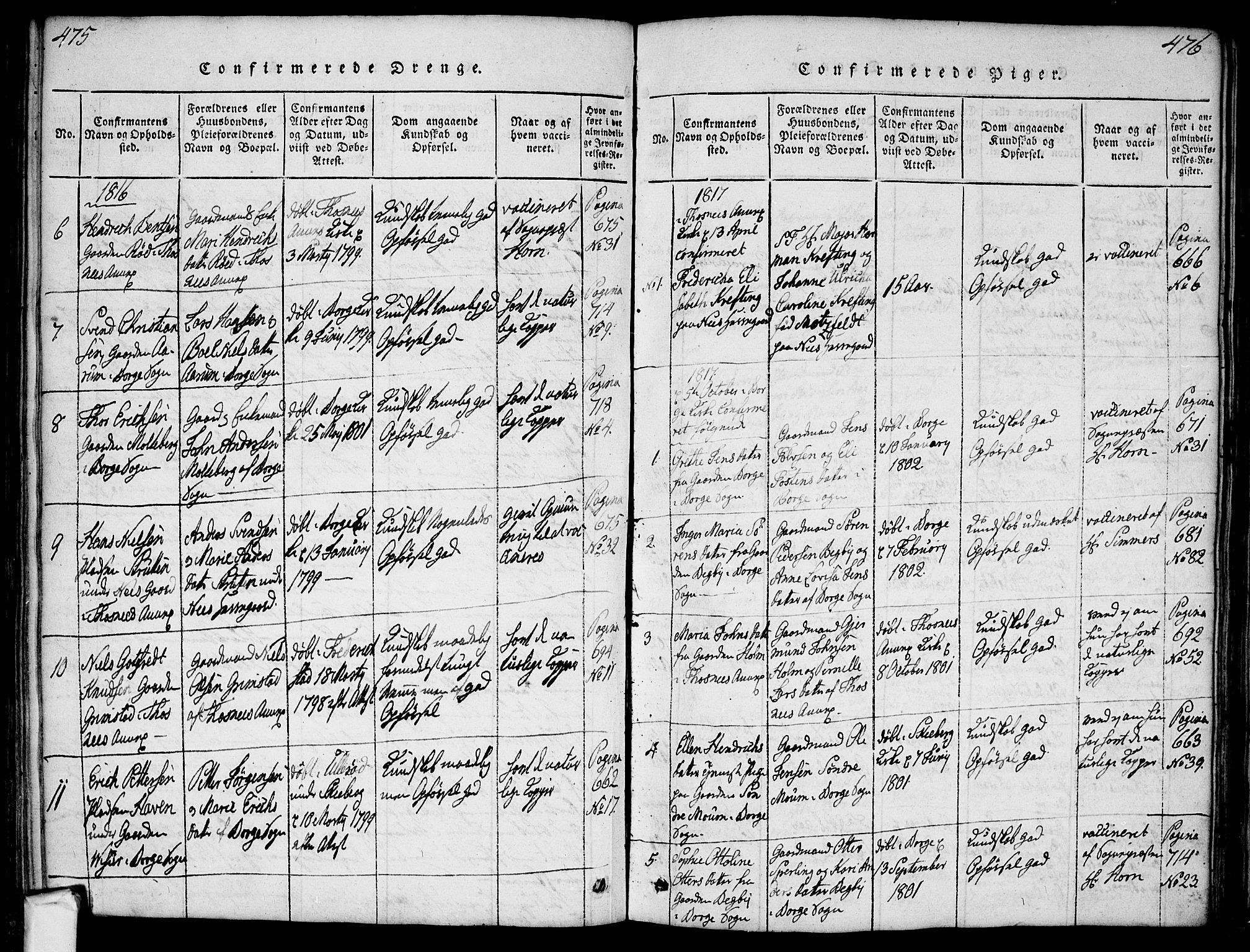 Borge prestekontor Kirkebøker, AV/SAO-A-10903/F/Fa/L0003: Ministerialbok nr. I 3, 1815-1836, s. 475-476