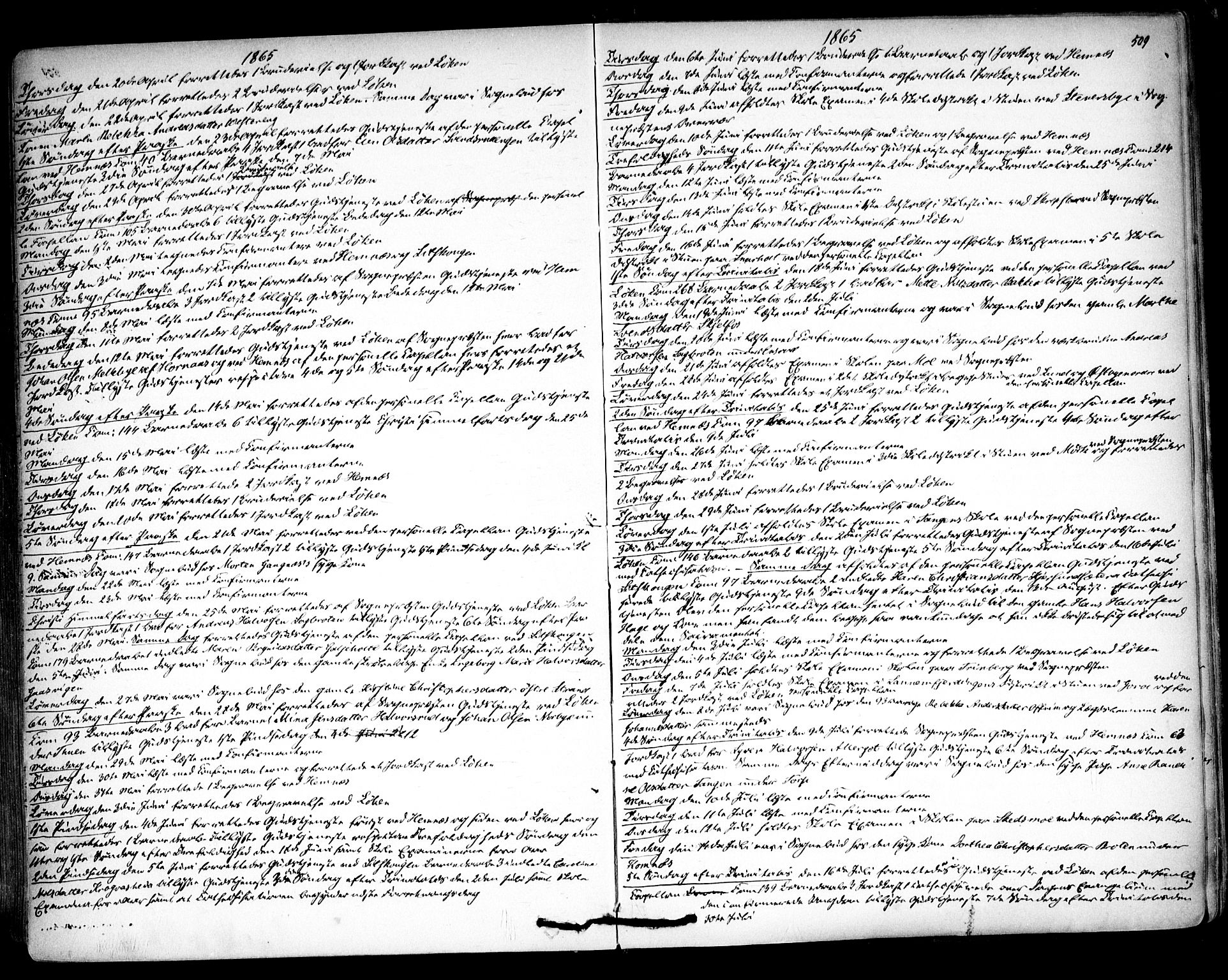Høland prestekontor Kirkebøker, AV/SAO-A-10346a/F/Fa/L0011: Ministerialbok nr. I 11, 1862-1869, s. 509