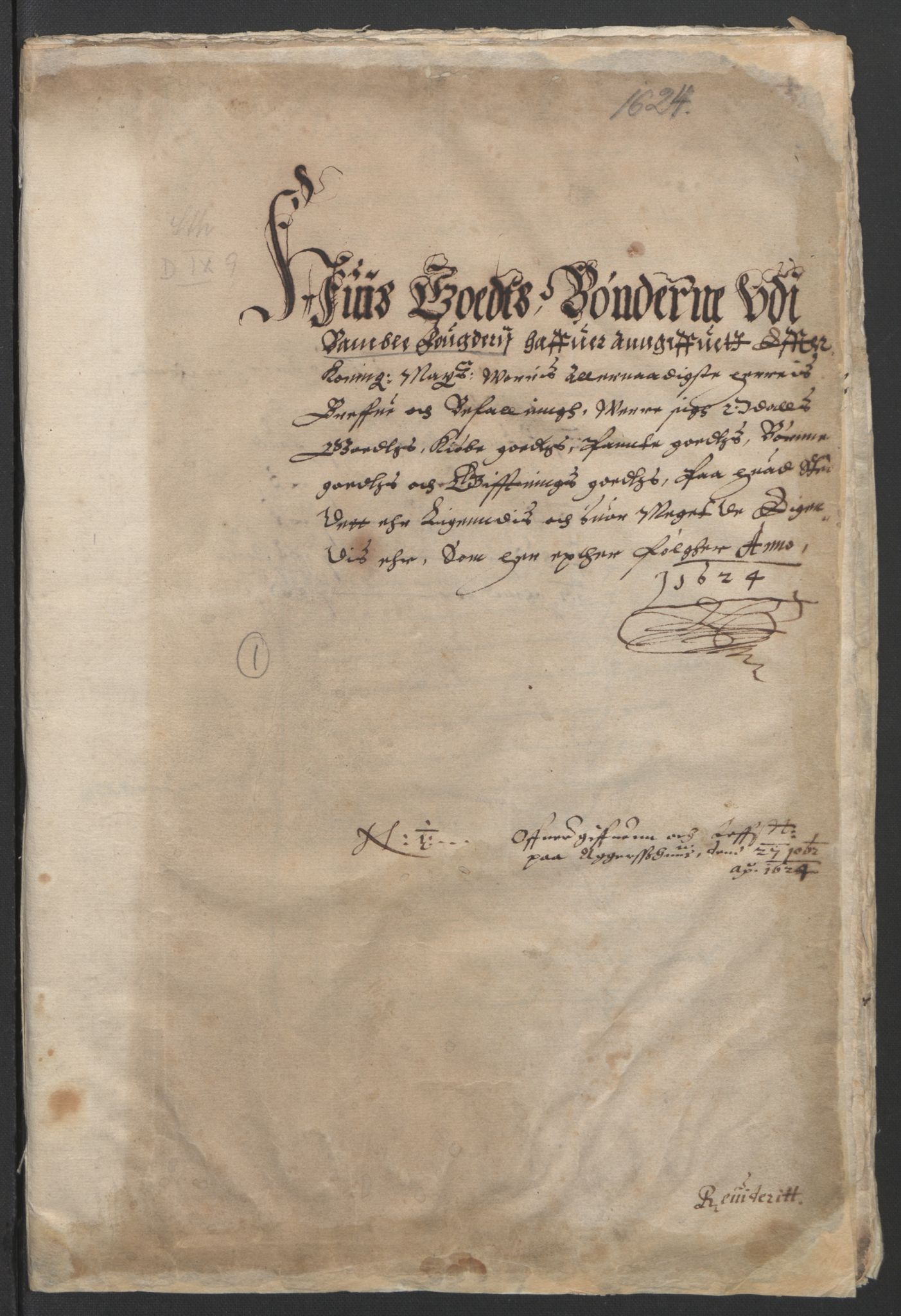 Stattholderembetet 1572-1771, RA/EA-2870/Ek/L0009/0002: Jordebøker til utlikning av rosstjeneste 1624-1626: / Odelsjordebøker for Bratsberg len, 1624, s. 3