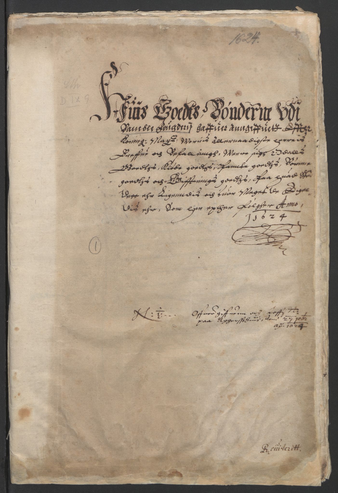 Stattholderembetet 1572-1771, AV/RA-EA-2870/Ek/L0009/0002: Jordebøker til utlikning av rosstjeneste 1624-1626: / Odelsjordebøker for Bratsberg len, 1624, s. 3