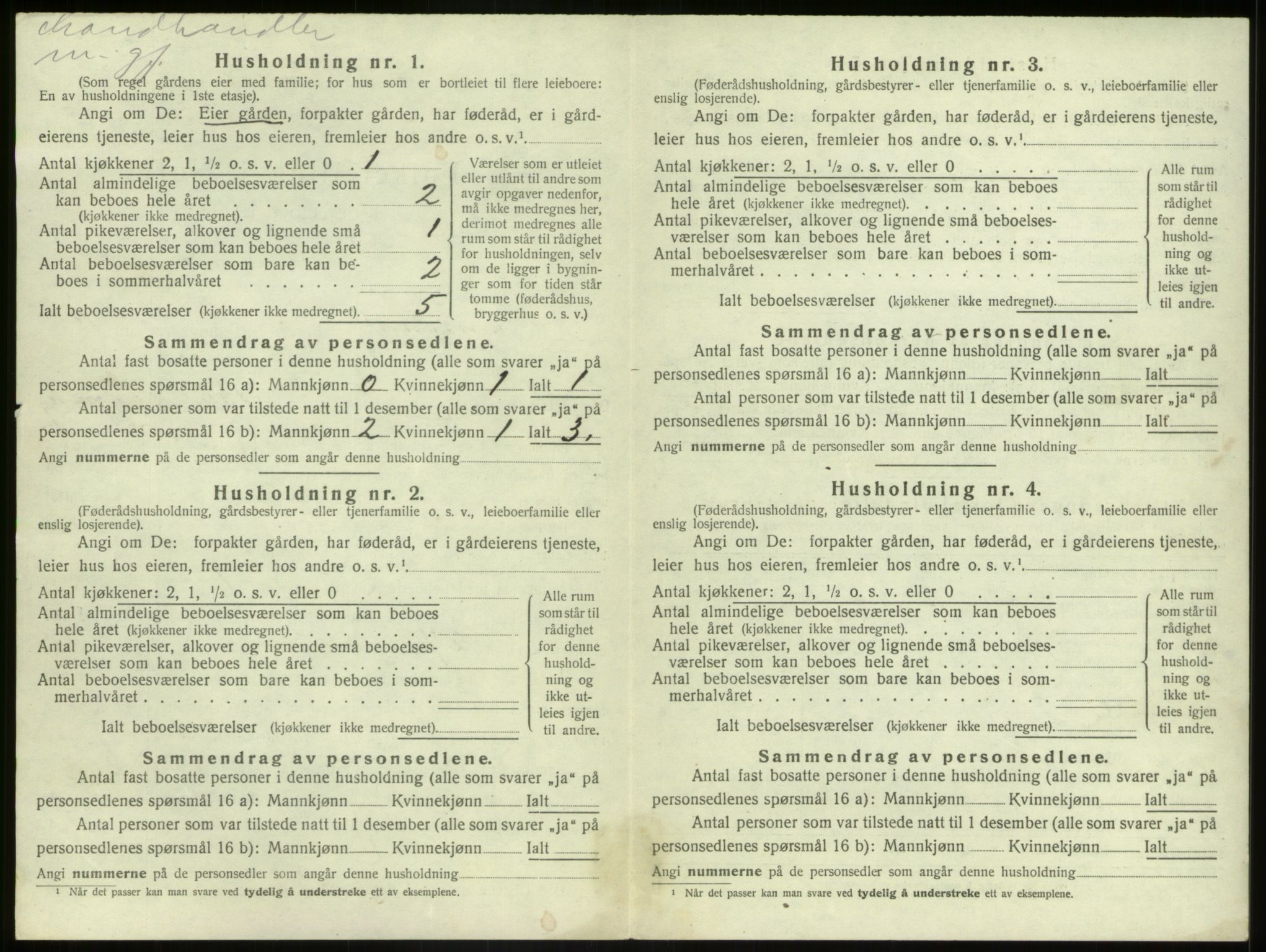 SAB, Folketelling 1920 for 1438 Bremanger herred, 1920, s. 760