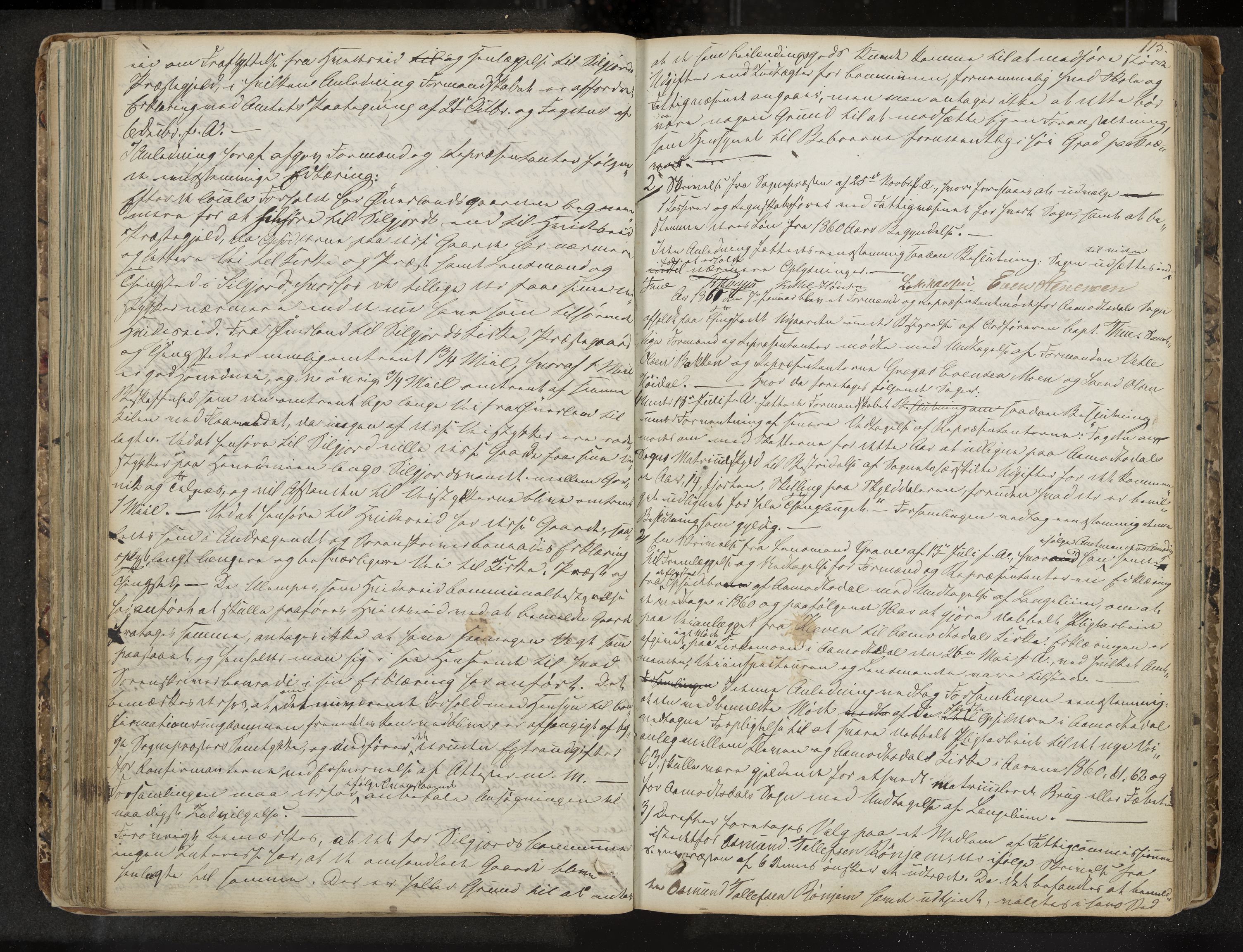 Seljord formannskap og sentraladministrasjon, IKAK/0828021/A/Aa/L0001: Møtebok med register, 1838-1879, s. 115