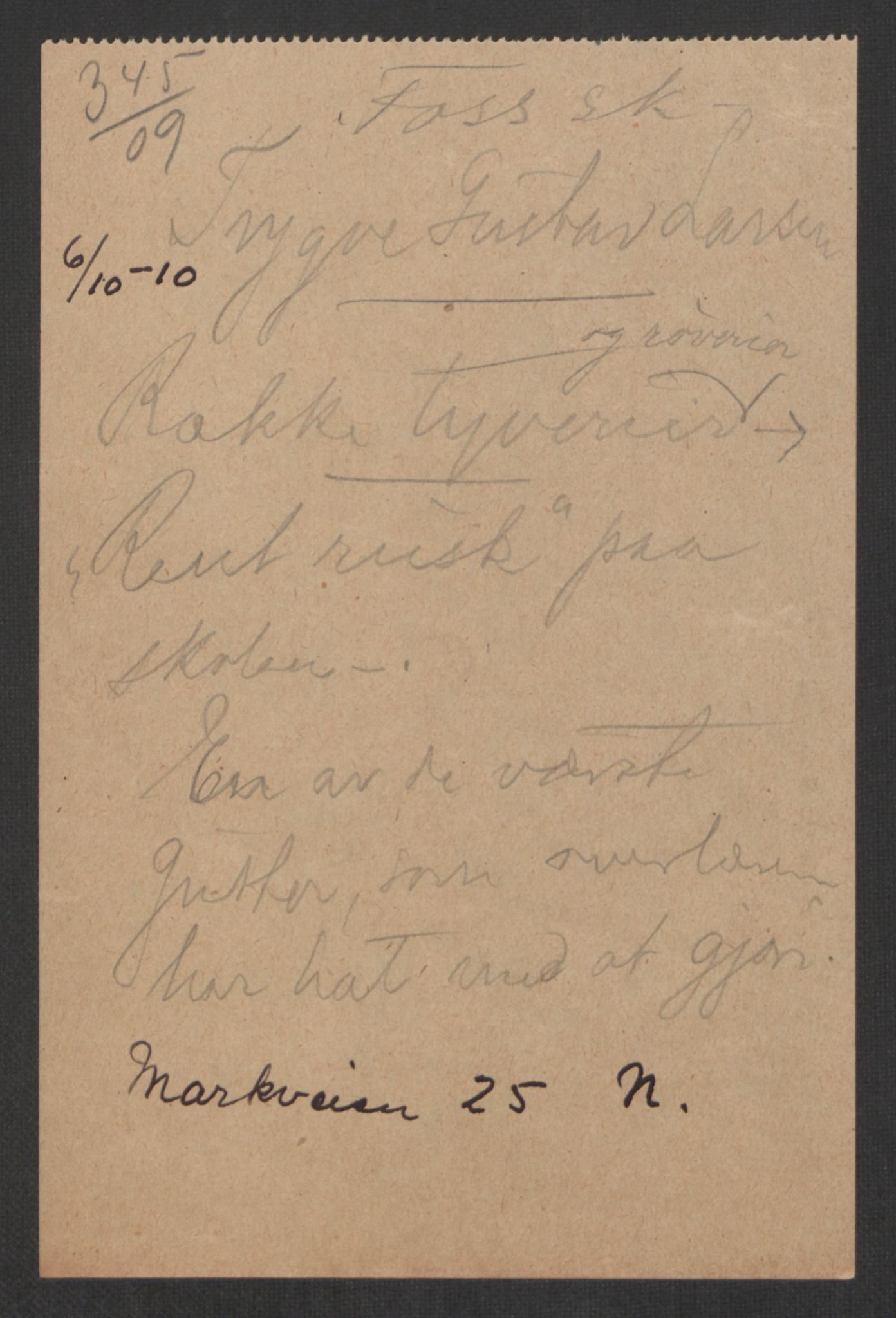 Falstad skolehjem, RA/S-1676/E/Eb/L0011: Elevmapper løpenr.. 240-260, 1911-1918, s. 43