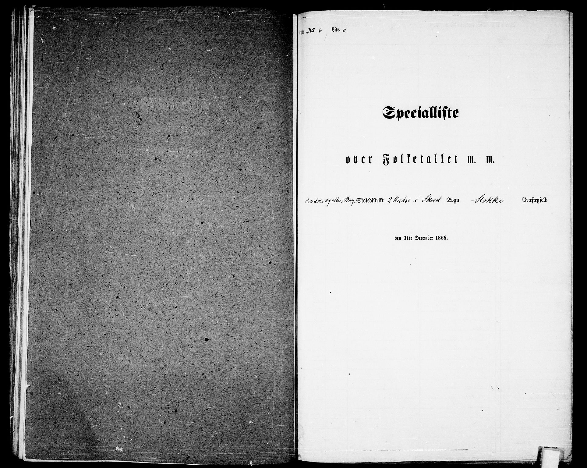 RA, Folketelling 1865 for 0720P Stokke prestegjeld, 1865, s. 129