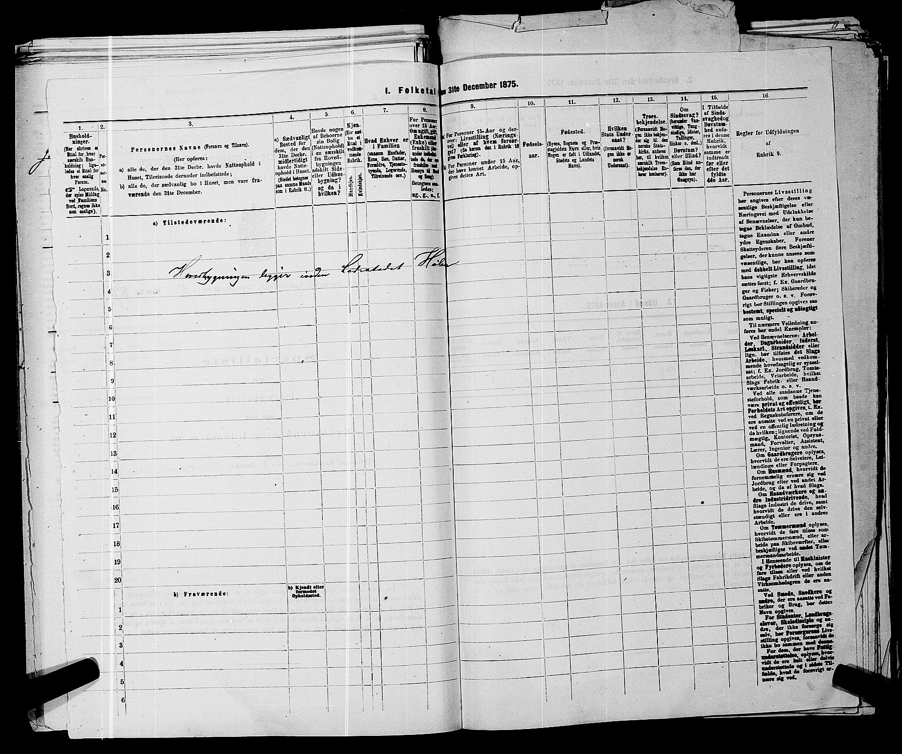 RA, Folketelling 1875 for 0211L Vestby prestegjeld, Vestby sokn, Garder sokn og Såner sokn, 1875, s. 893