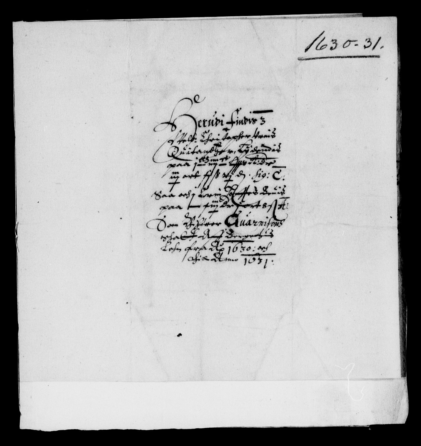 Rentekammeret inntil 1814, Reviderte regnskaper, Lensregnskaper, AV/RA-EA-5023/R/Rb/Rbt/L0057: Bergenhus len, 1630-1632