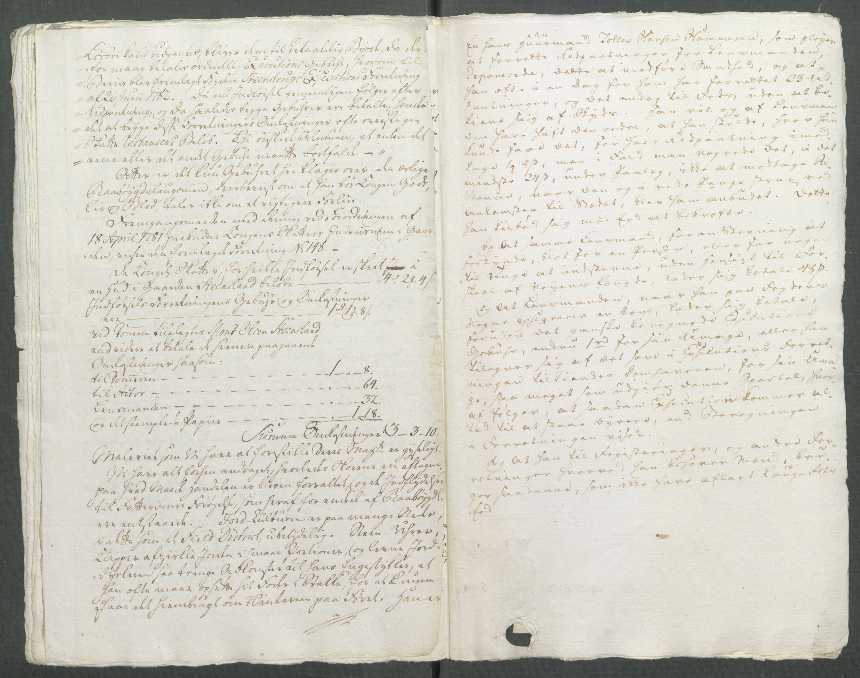 Rentekammeret inntil 1814, Realistisk ordnet avdeling, RA/EA-4070/Od/L0001/0002: Oppløp / [Æ2]: Dokumenter om Lofthusurolighetene i Nedenes, 1786-1789, s. 147
