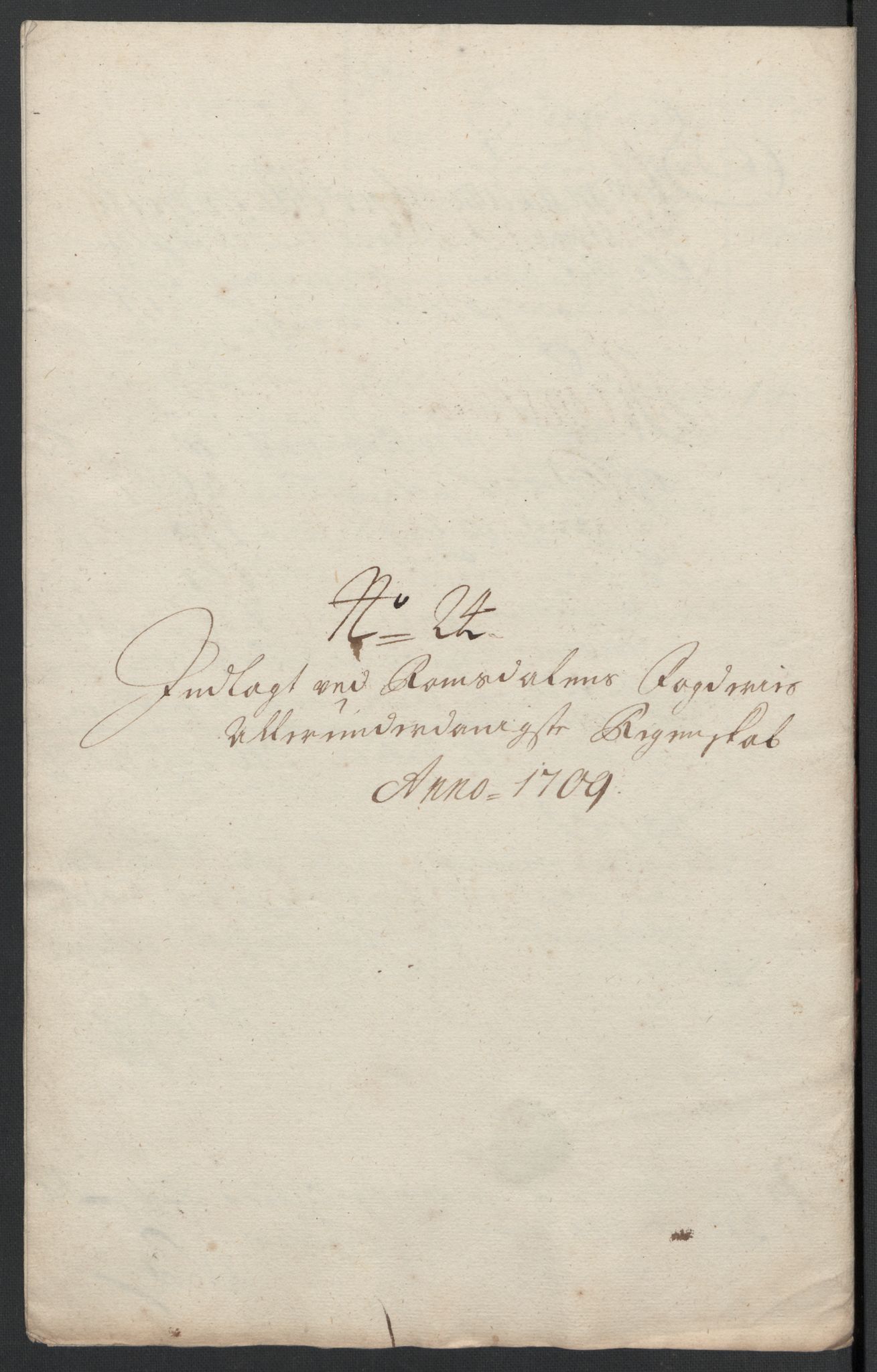 Rentekammeret inntil 1814, Reviderte regnskaper, Fogderegnskap, RA/EA-4092/R55/L3659: Fogderegnskap Romsdal, 1709-1710, s. 174