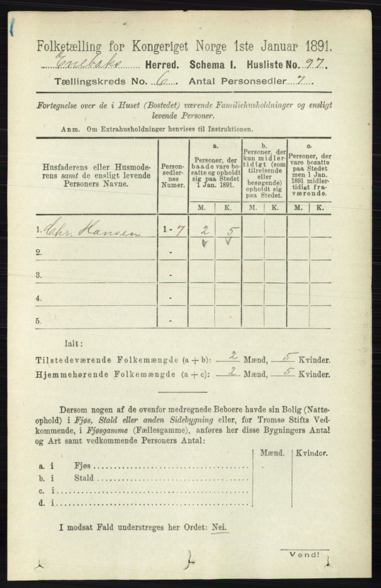 RA, Folketelling 1891 for 0229 Enebakk herred, 1891, s. 2892
