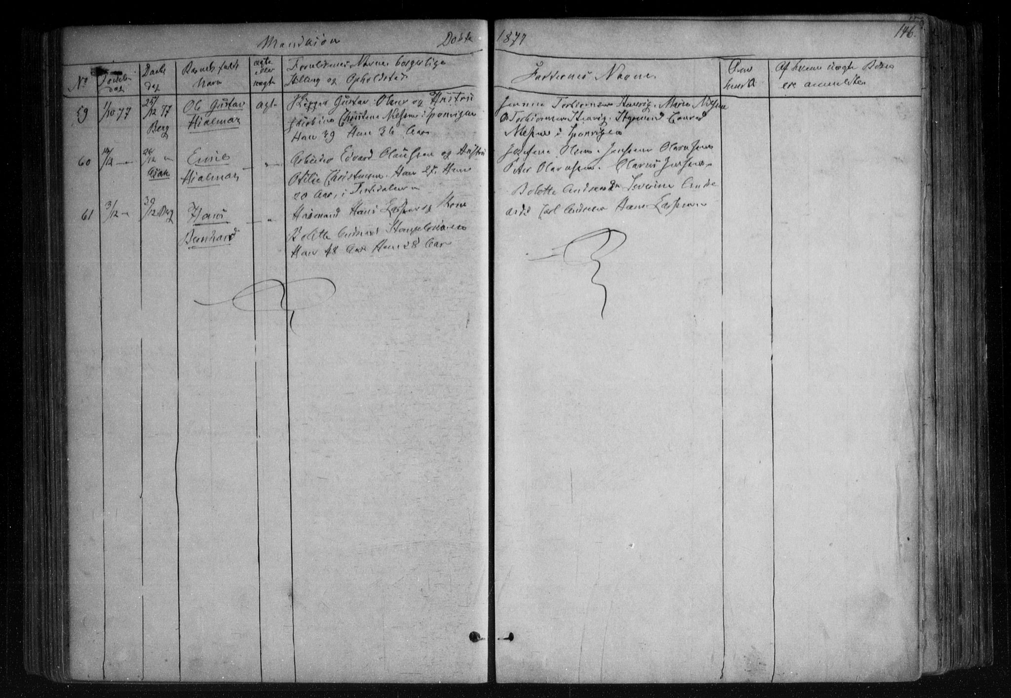 Berg prestekontor Kirkebøker, AV/SAO-A-10902/F/Fa/L0005: Ministerialbok nr. I 5, 1861-1877, s. 146