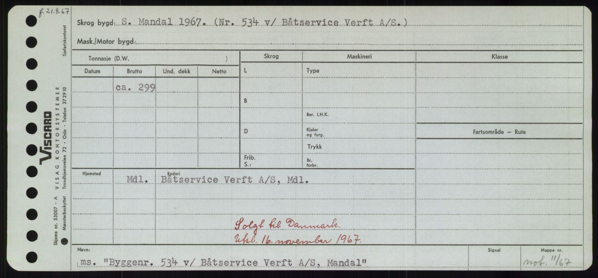 Sjøfartsdirektoratet med forløpere, Skipsmålingen, AV/RA-S-1627/H/Hd/L0006: Fartøy, Byg-Båt, s. 121