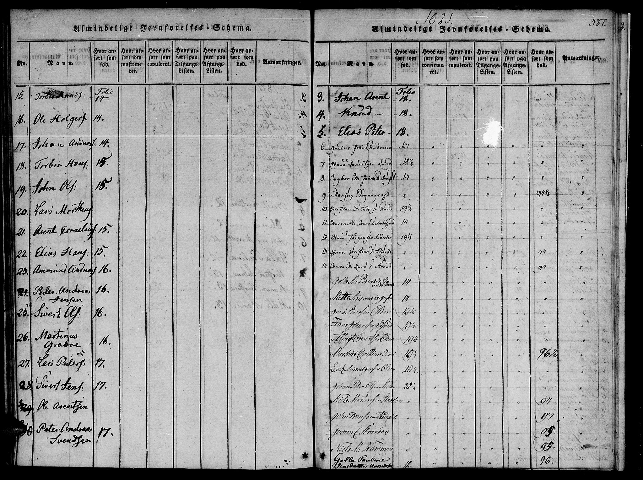 Ministerialprotokoller, klokkerbøker og fødselsregistre - Sør-Trøndelag, AV/SAT-A-1456/655/L0675: Ministerialbok nr. 655A04, 1818-1830, s. 327