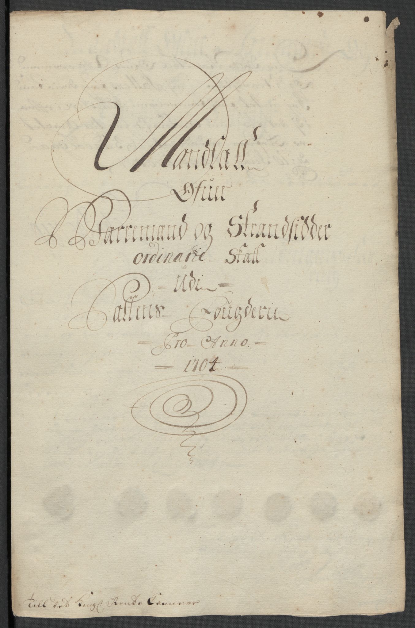Rentekammeret inntil 1814, Reviderte regnskaper, Fogderegnskap, RA/EA-4092/R66/L4580: Fogderegnskap Salten, 1701-1706, s. 292