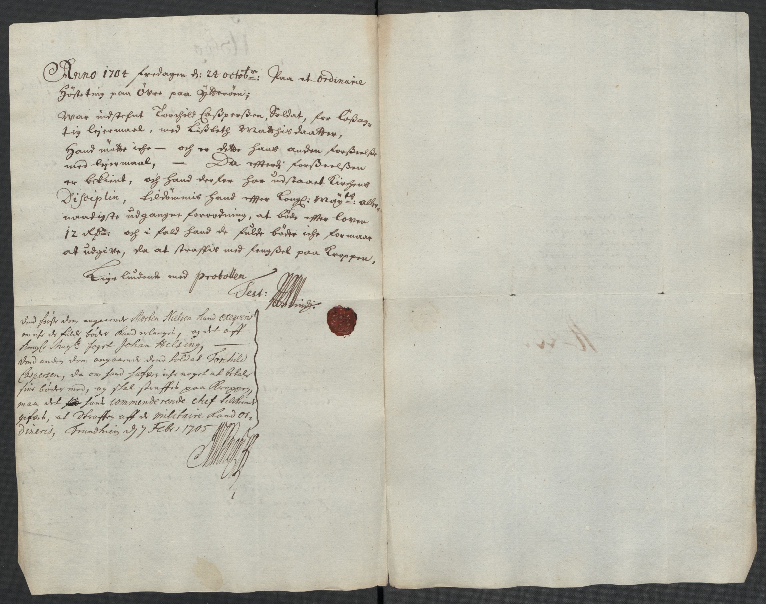 Rentekammeret inntil 1814, Reviderte regnskaper, Fogderegnskap, AV/RA-EA-4092/R63/L4313: Fogderegnskap Inderøy, 1703-1704, s. 541