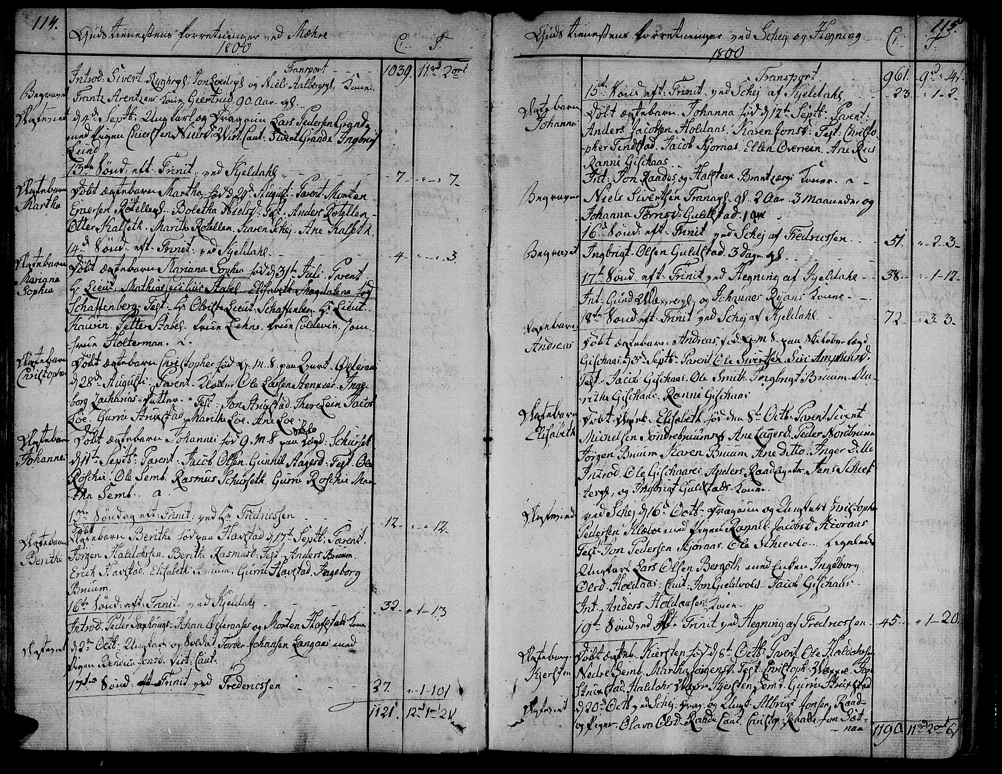 Ministerialprotokoller, klokkerbøker og fødselsregistre - Nord-Trøndelag, SAT/A-1458/735/L0332: Ministerialbok nr. 735A03, 1795-1816, s. 114-115