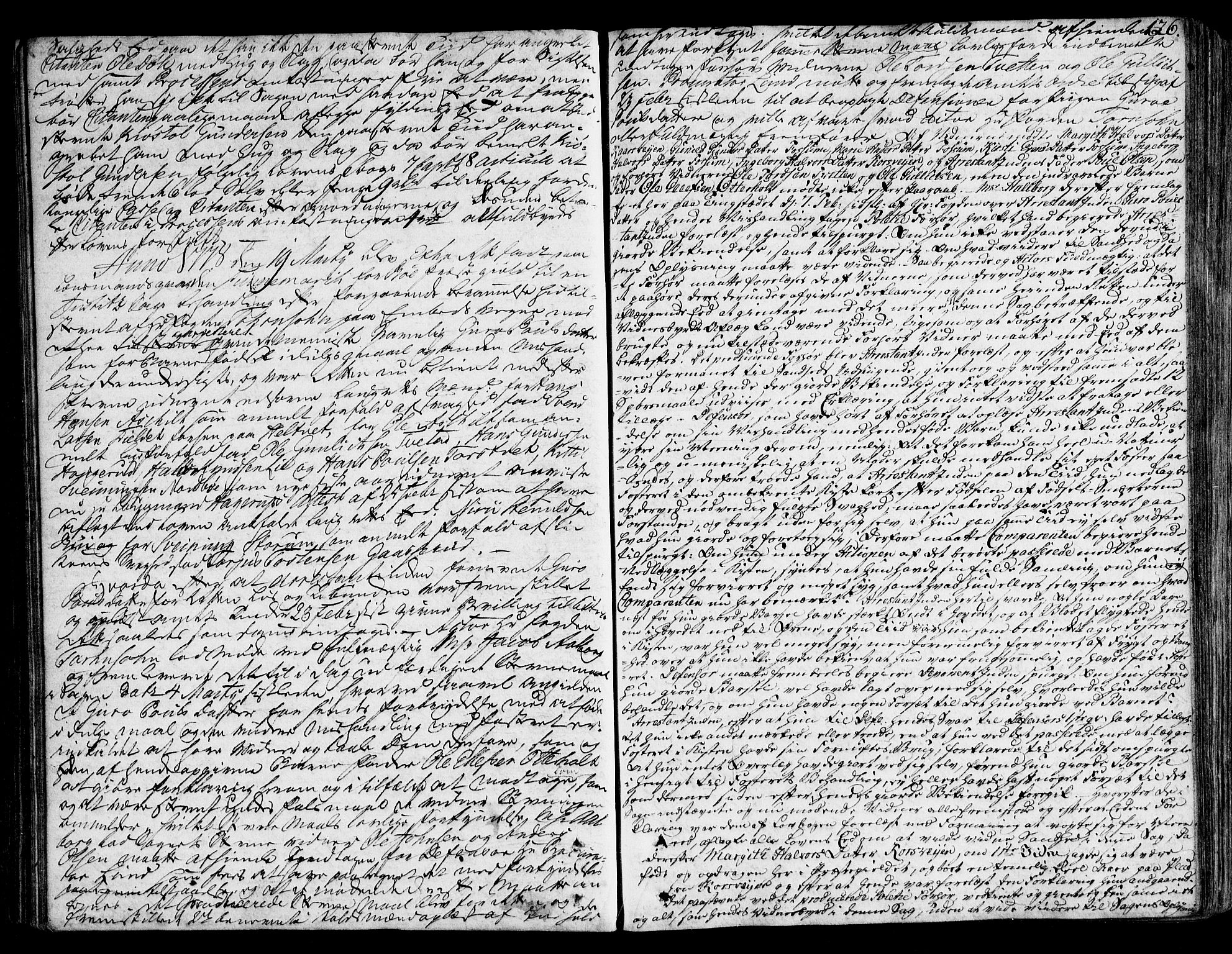 Nedre Telemark sorenskriveri, SAKO/A-135/F/Fa/L0027: Tingbok, 1777-1781, s. 126