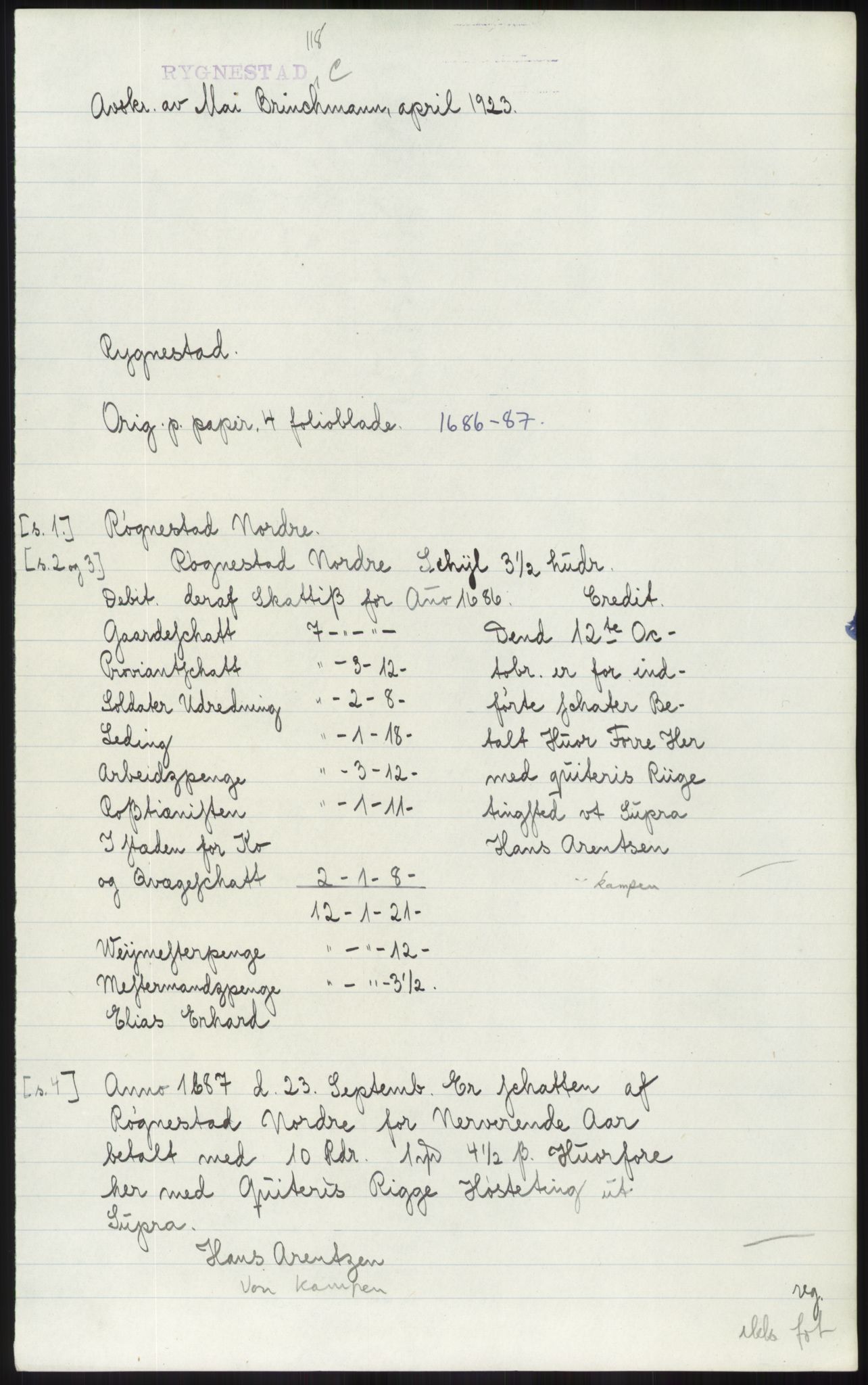 Samlinger til kildeutgivelse, Diplomavskriftsamlingen, AV/RA-EA-4053/H/Ha, s. 1155