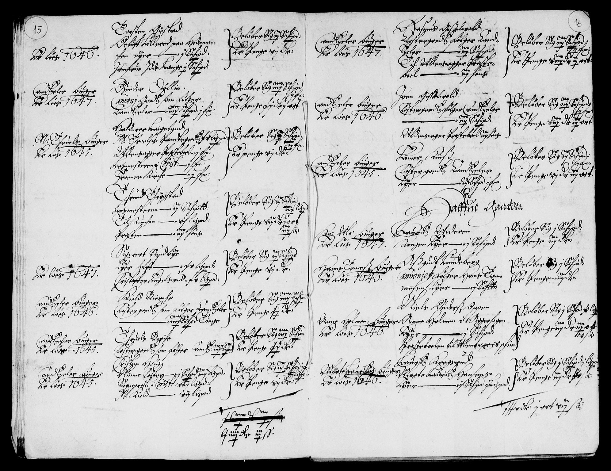 Rentekammeret inntil 1814, Reviderte regnskaper, Lensregnskaper, AV/RA-EA-5023/R/Rb/Rba/L0192: Akershus len, 1647
