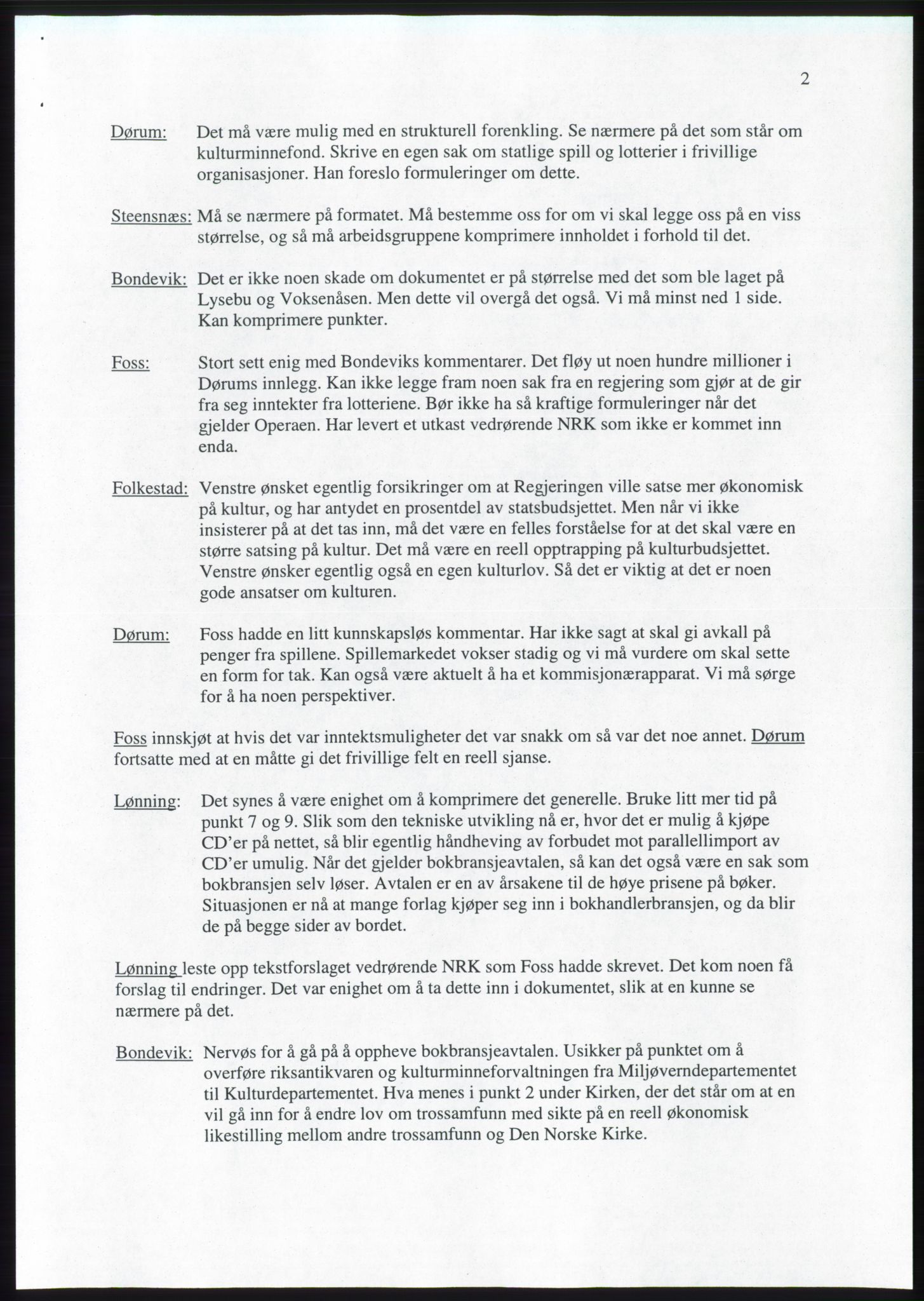 Forhandlingsmøtene 2001 mellom Høyre, Kristelig Folkeparti og Venstre om dannelse av regjering, AV/RA-PA-1395/A/L0001: Forhandlingsprotokoll med vedlegg, 2001, s. 19