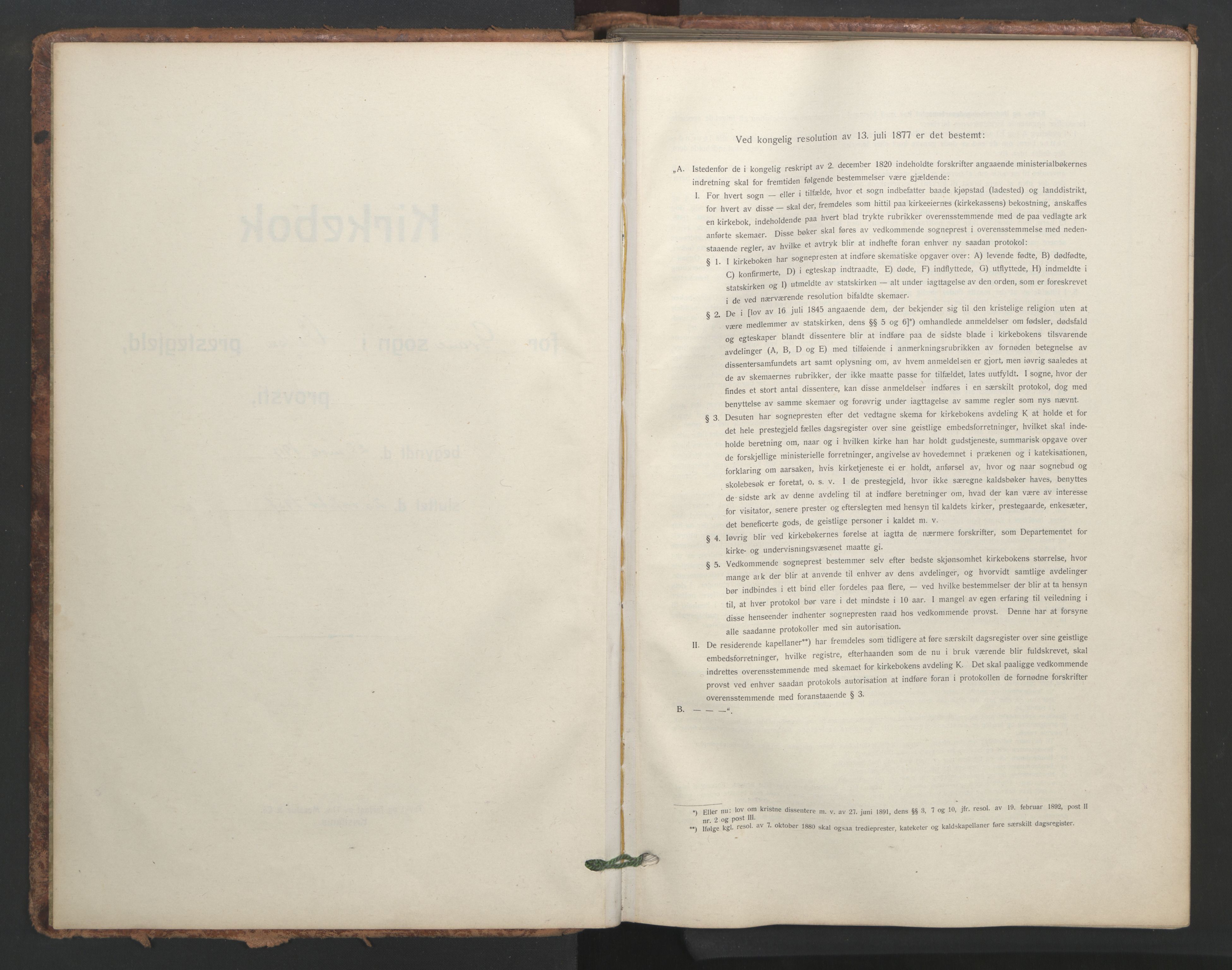Ministerialprotokoller, klokkerbøker og fødselsregistre - Nordland, AV/SAT-A-1459/824/L0341: Klokkerbok nr. 824C01, 1916-1957