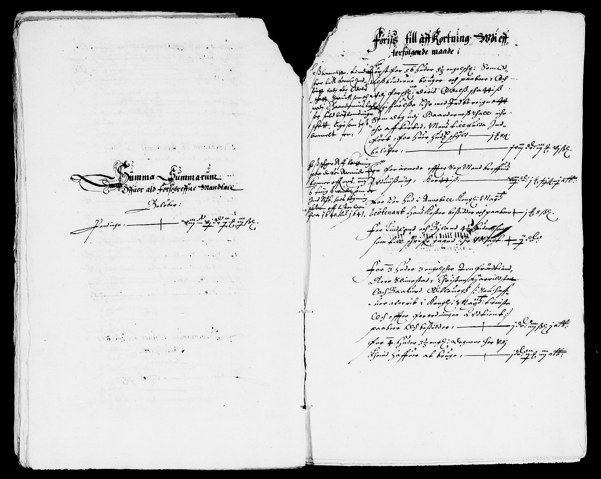 Rentekammeret inntil 1814, Reviderte regnskaper, Lensregnskaper, AV/RA-EA-5023/R/Rb/Rbr/L0013: Lista len, 1640-1642