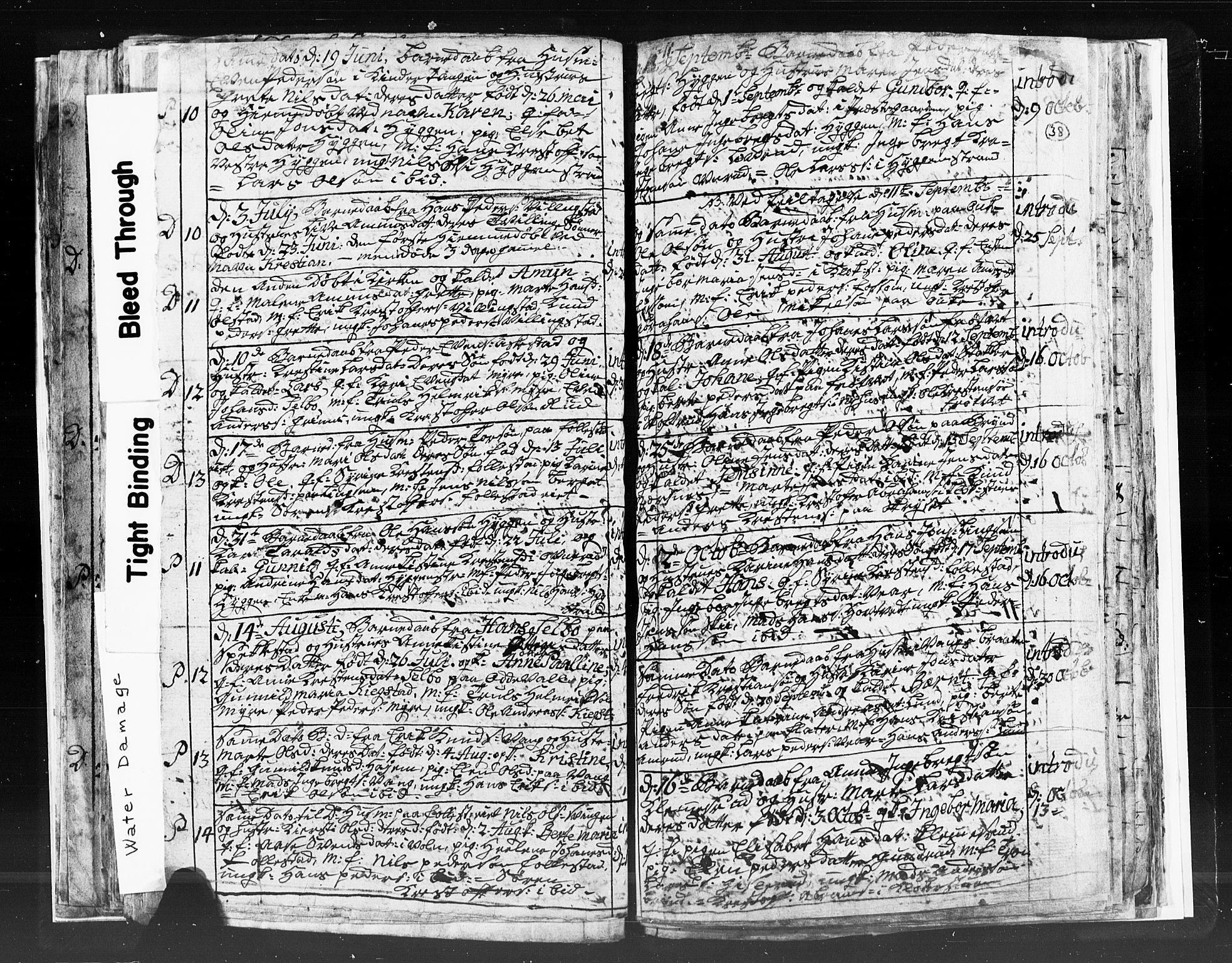Røyken kirkebøker, SAKO/A-241/G/Ga/L0002: Klokkerbok nr. 2, 1797-1810, s. 38