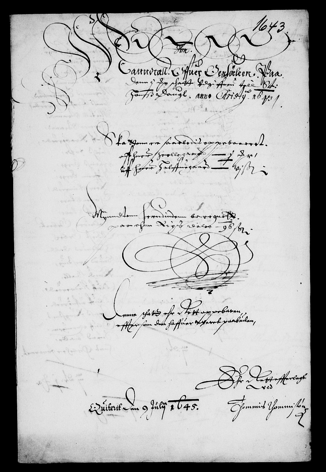 Rentekammeret inntil 1814, Reviderte regnskaper, Lensregnskaper, AV/RA-EA-5023/R/Rb/Rbe/L0002: Onsøy len, 1615-1650