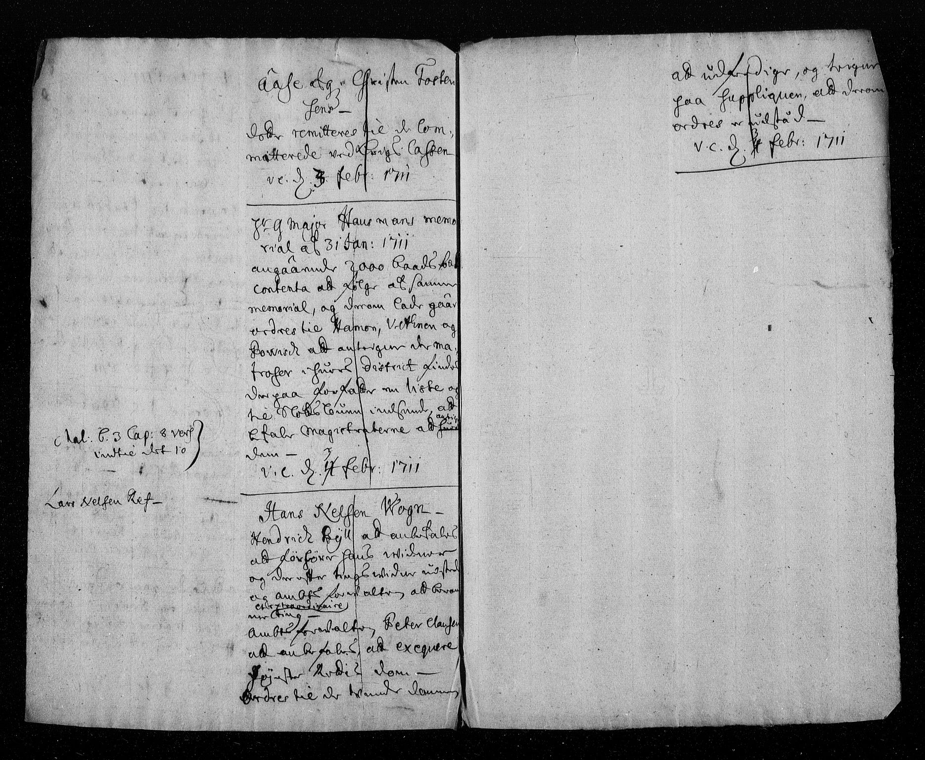 Stattholderembetet 1572-1771, AV/RA-EA-2870/Aa/L0003: Konsept til voteringsprotokoll, 1711, s. 16