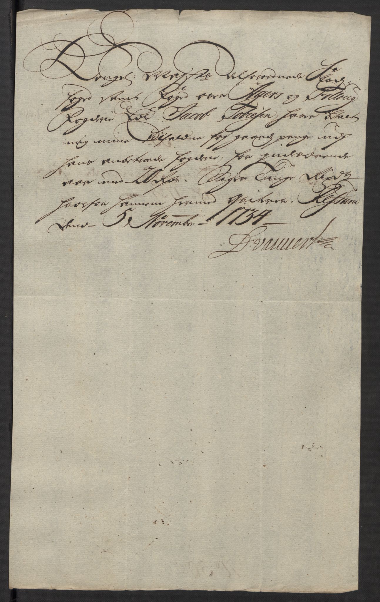 Rentekammeret inntil 1814, Reviderte regnskaper, Fogderegnskap, AV/RA-EA-4092/R10/L0473: Fogderegnskap Aker og Follo, 1734, s. 175