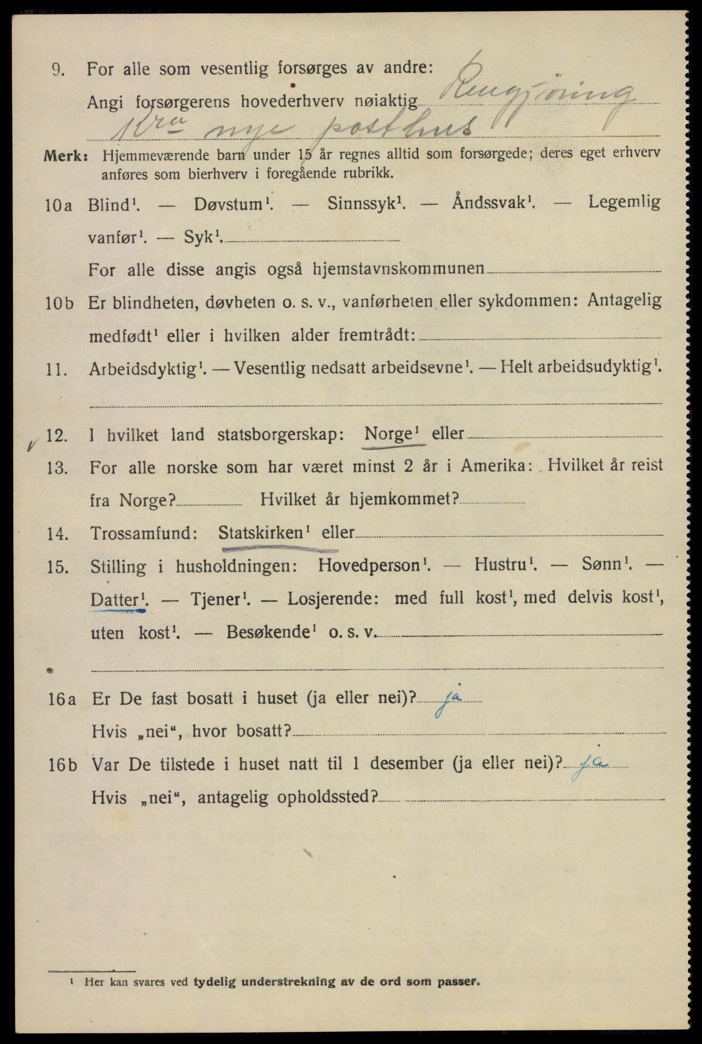 SAO, Folketelling 1920 for 0301 Kristiania kjøpstad, 1920, s. 355160