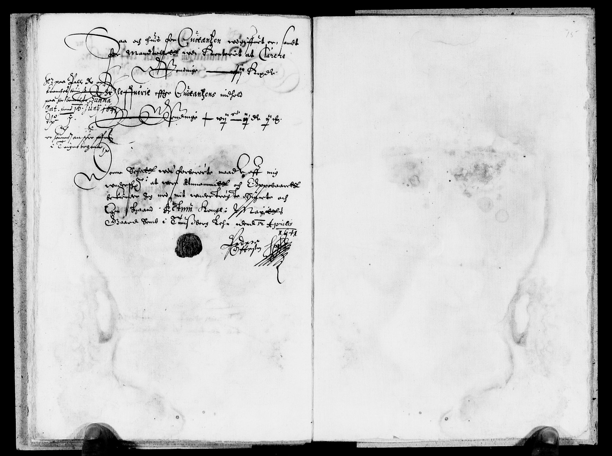 Rentekammeret inntil 1814, Reviderte regnskaper, Lensregnskaper, AV/RA-EA-5023/R/Rb/Rbo/L0021: Tønsberg len, 1640-1641