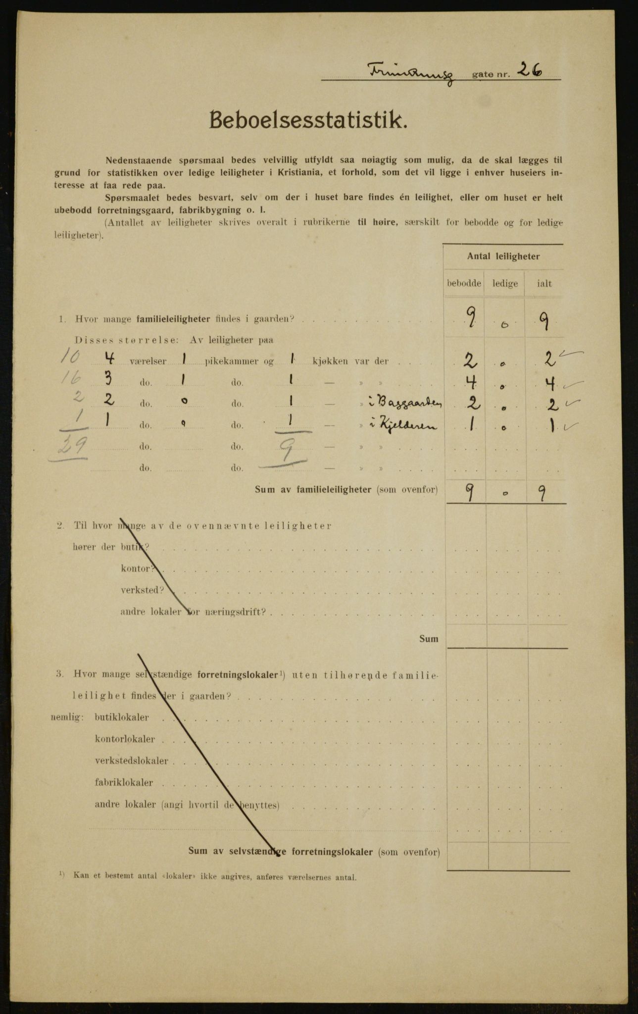 OBA, Kommunal folketelling 1.2.1910 for Kristiania, 1910, s. 25336