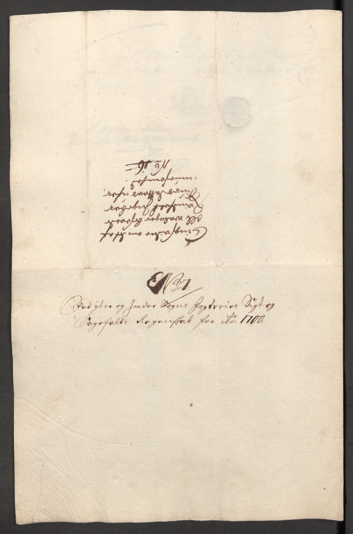 Rentekammeret inntil 1814, Reviderte regnskaper, Fogderegnskap, AV/RA-EA-4092/R52/L3311: Fogderegnskap Sogn, 1700-1701, s. 208