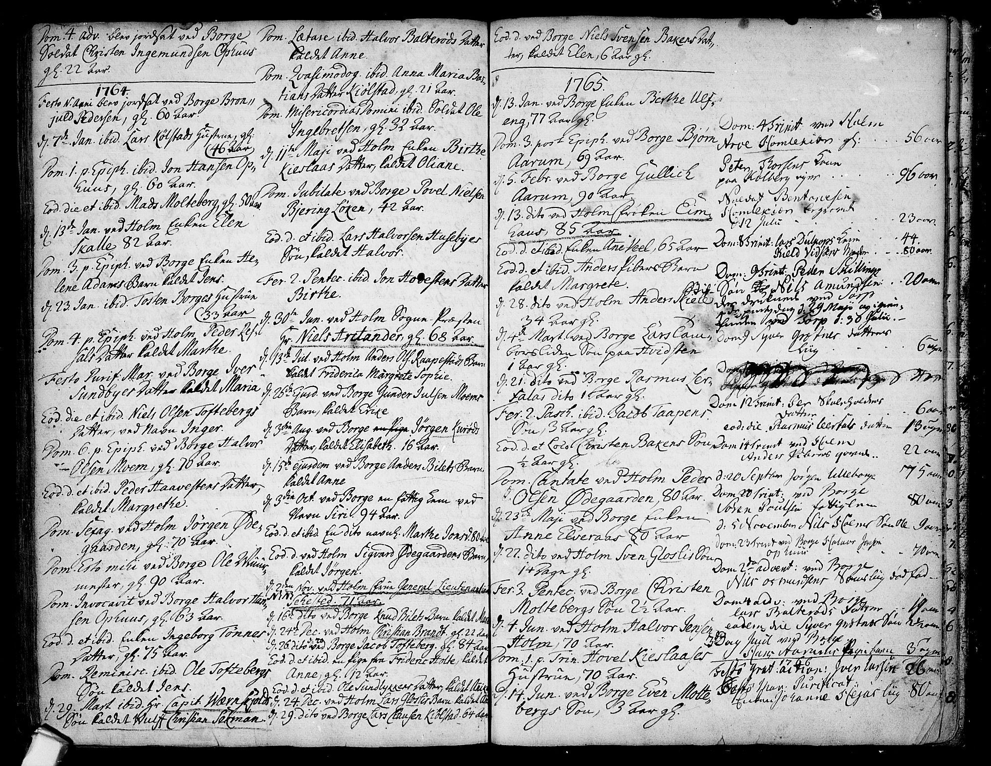 Borge prestekontor Kirkebøker, AV/SAO-A-10903/F/Fa/L0001: Ministerialbok nr. I 1, 1723-1792
