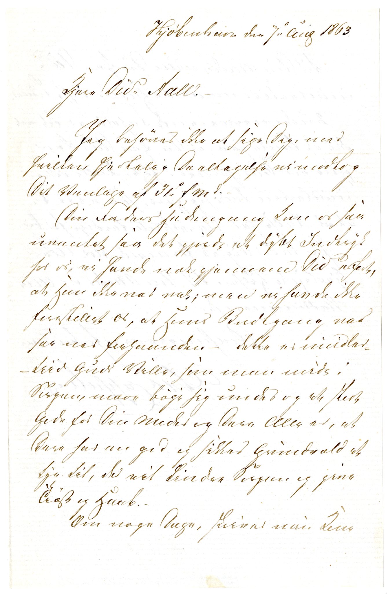 Diderik Maria Aalls brevsamling, NF/Ark-1023/F/L0002: D.M. Aalls brevsamling. B - C, 1799-1889, s. 259