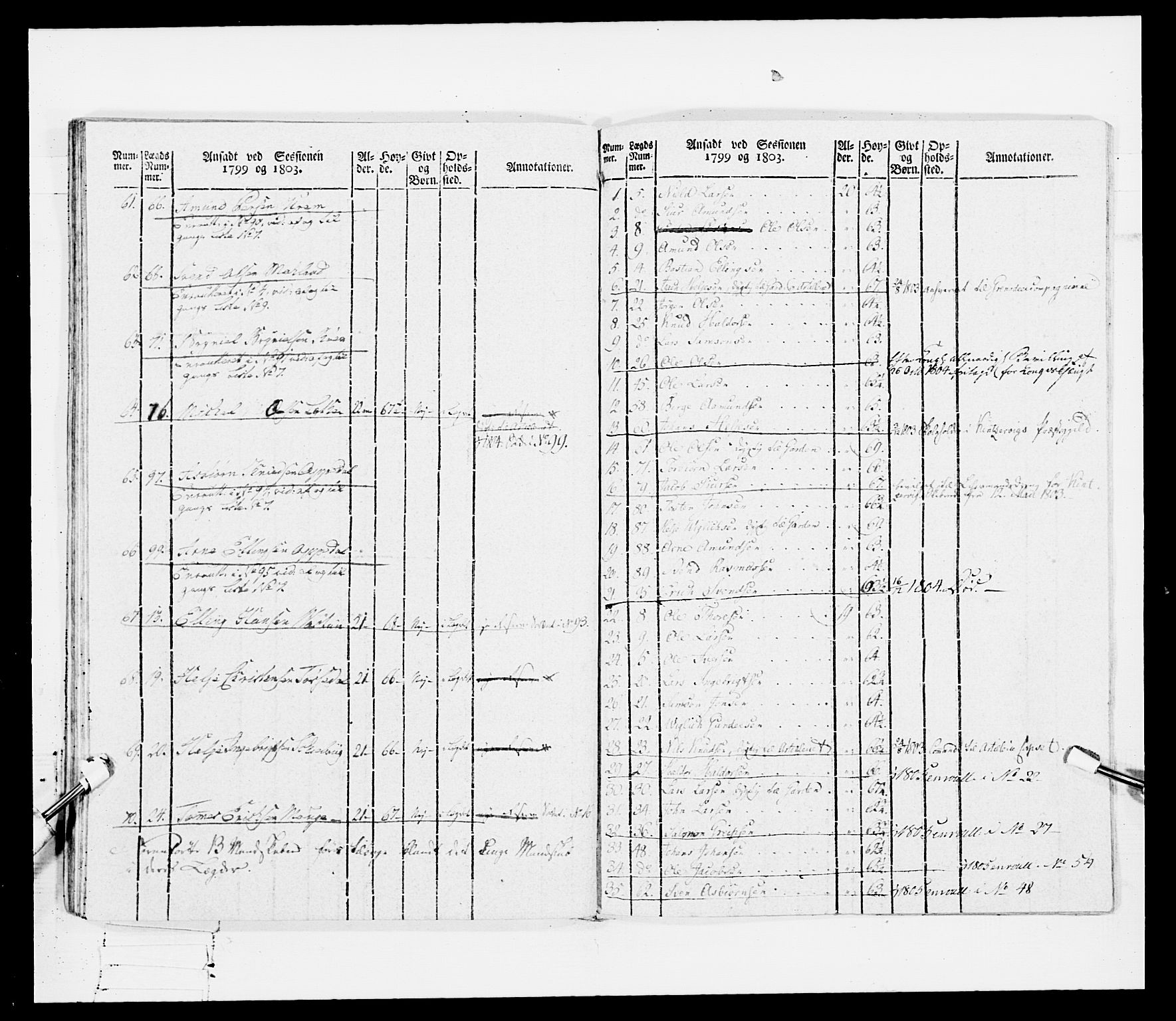 Generalitets- og kommissariatskollegiet, Det kongelige norske kommissariatskollegium, AV/RA-EA-5420/E/Eh/L0097: Bergenhusiske nasjonale infanteriregiment, 1803-1807, s. 179
