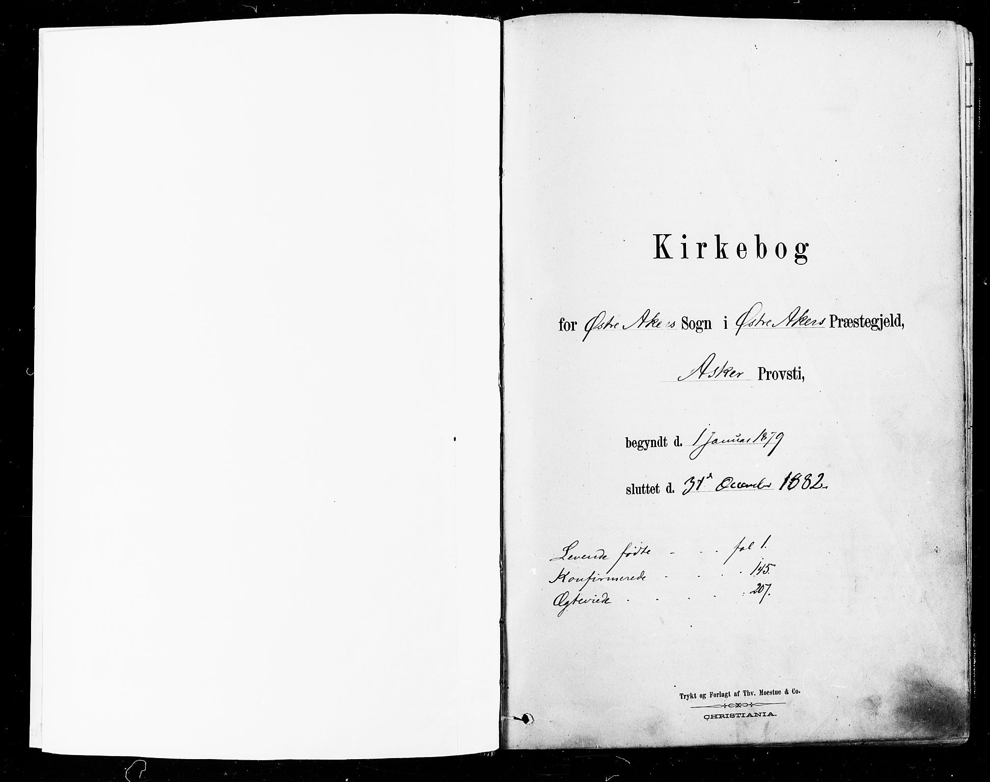 Østre Aker prestekontor Kirkebøker, SAO/A-10840/F/Fa/L0006: Ministerialbok nr. I 5, 1879-1882