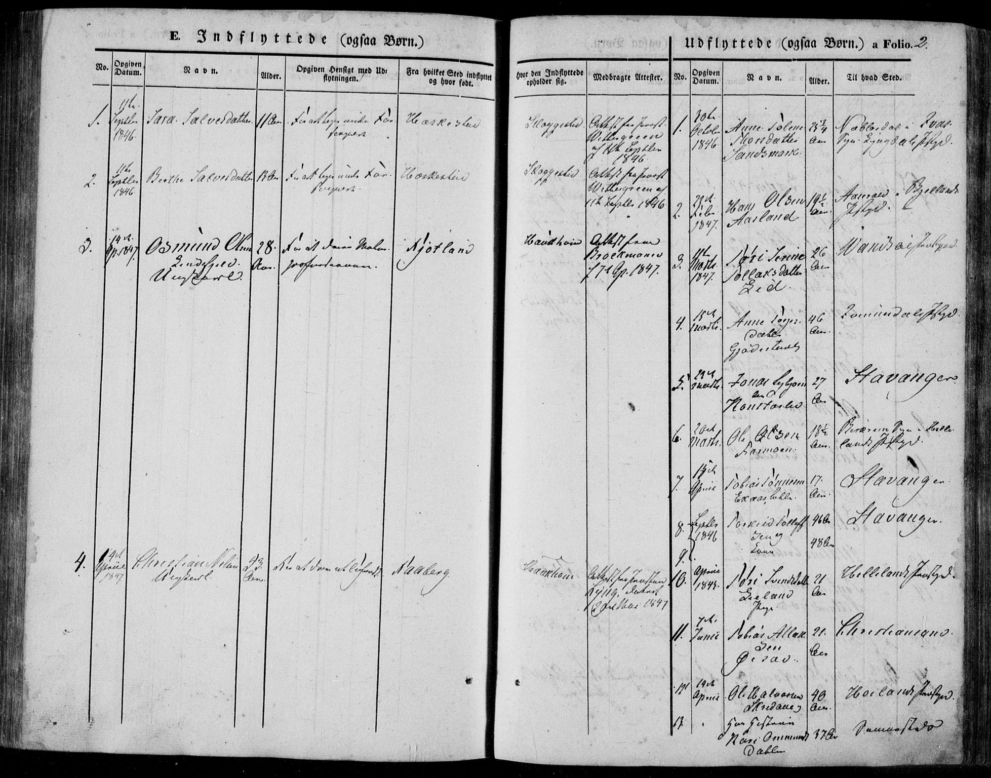 Bakke sokneprestkontor, AV/SAK-1111-0002/F/Fa/Faa/L0005: Ministerialbok nr. A 5, 1847-1855, s. 2