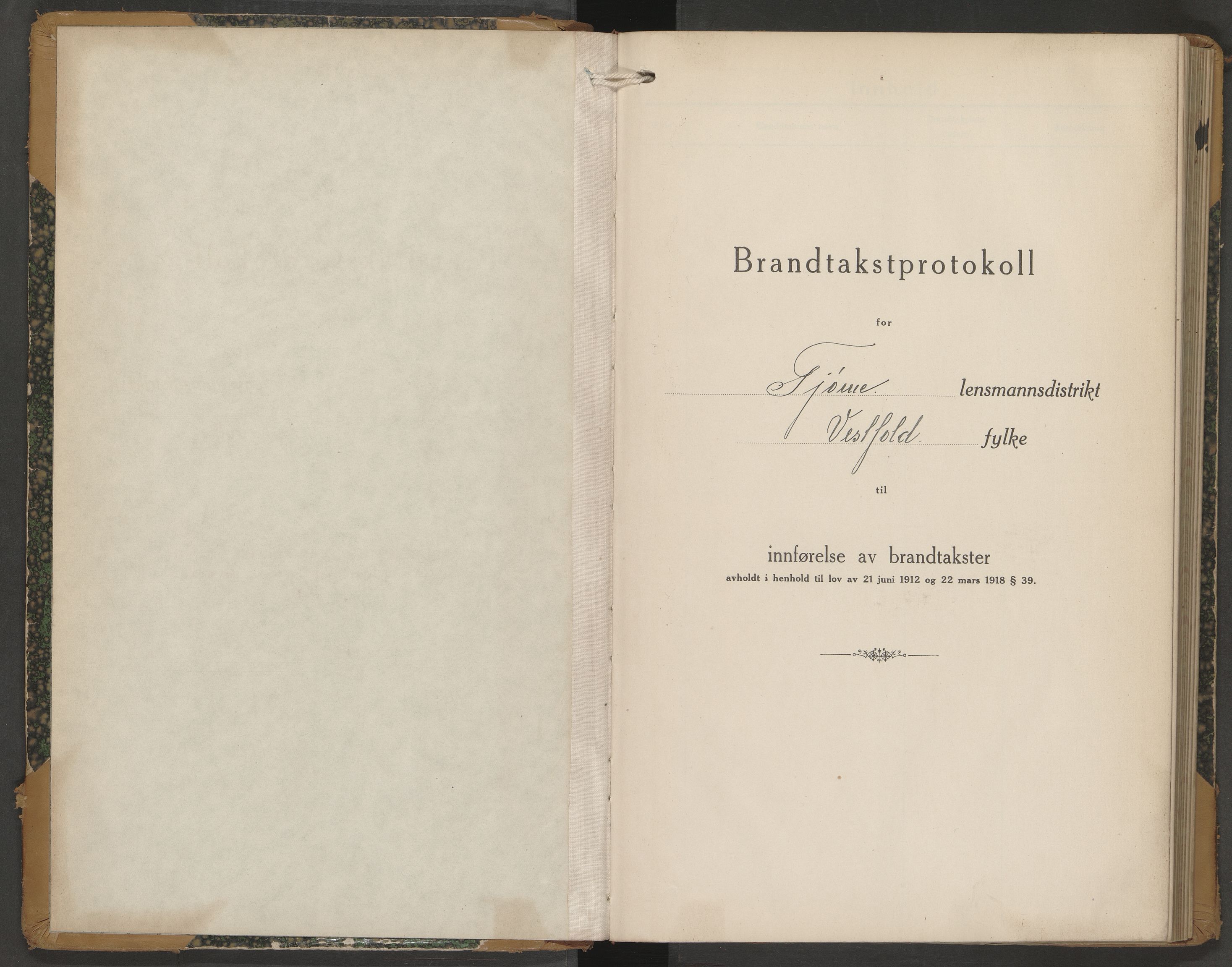 Tjøme lensmannskontor, SAKO/A-55/Y/Yd/Ydb/L0003: Skjematakstprotokoll, 1928-1933
