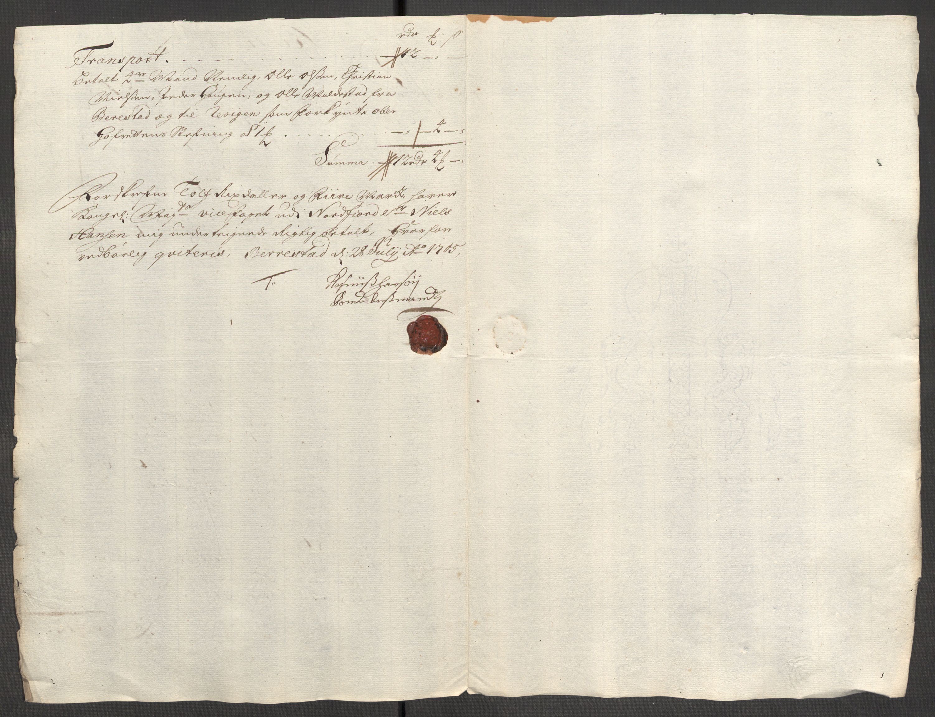 Rentekammeret inntil 1814, Reviderte regnskaper, Fogderegnskap, AV/RA-EA-4092/R53/L3429: Fogderegnskap Sunn- og Nordfjord, 1705, s. 260