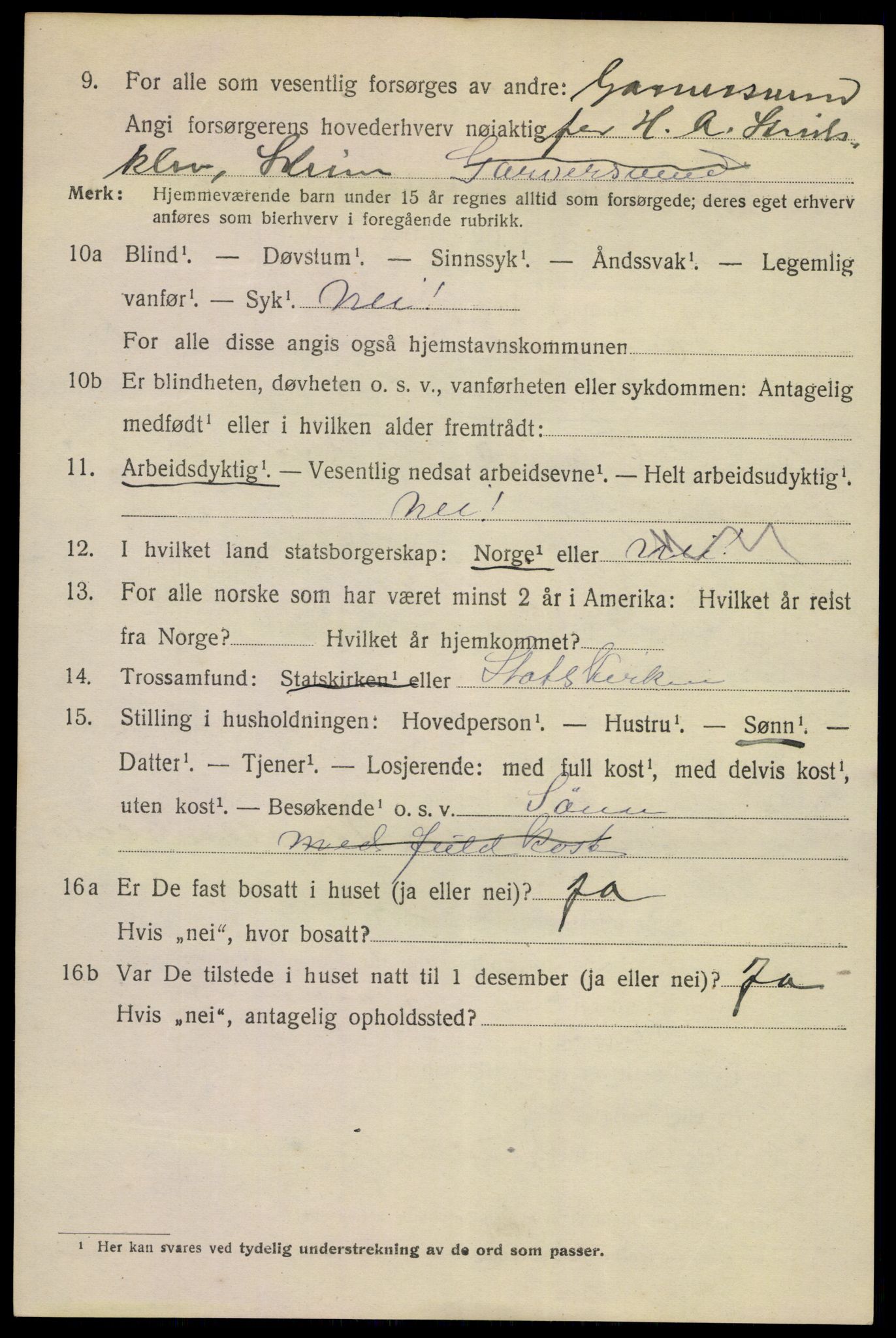 SAKO, Folketelling 1920 for 0805 Porsgrunn kjøpstad, 1920, s. 7130